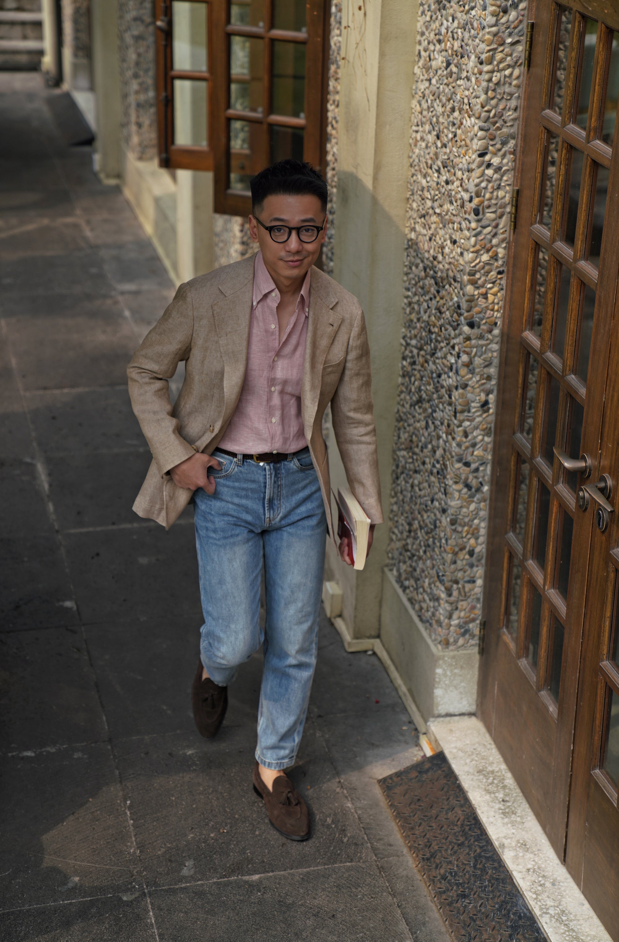 MTO Camel Normandy Linen Jacket #80