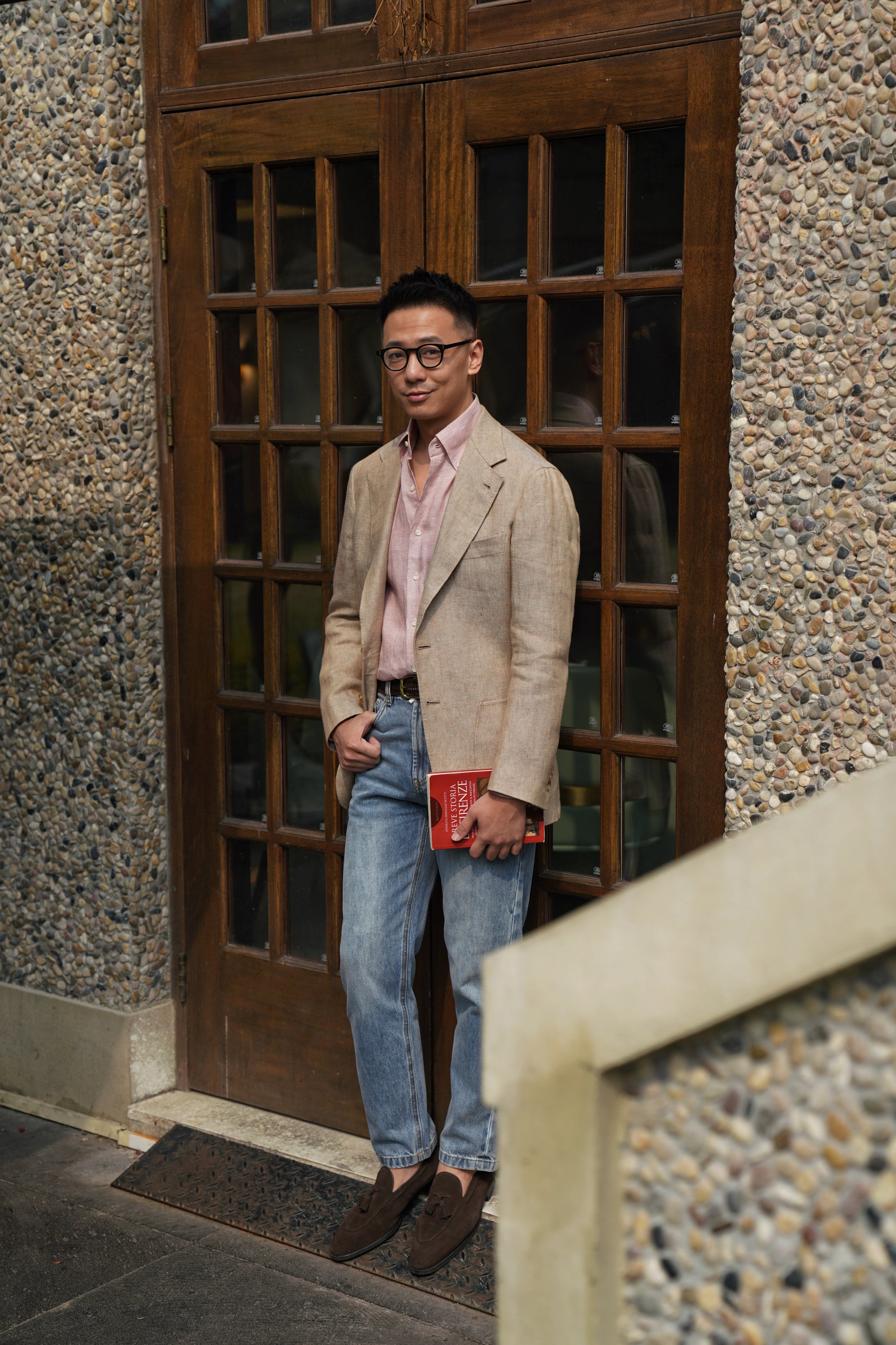 MTO Camel Normandy Linen Jacket #80