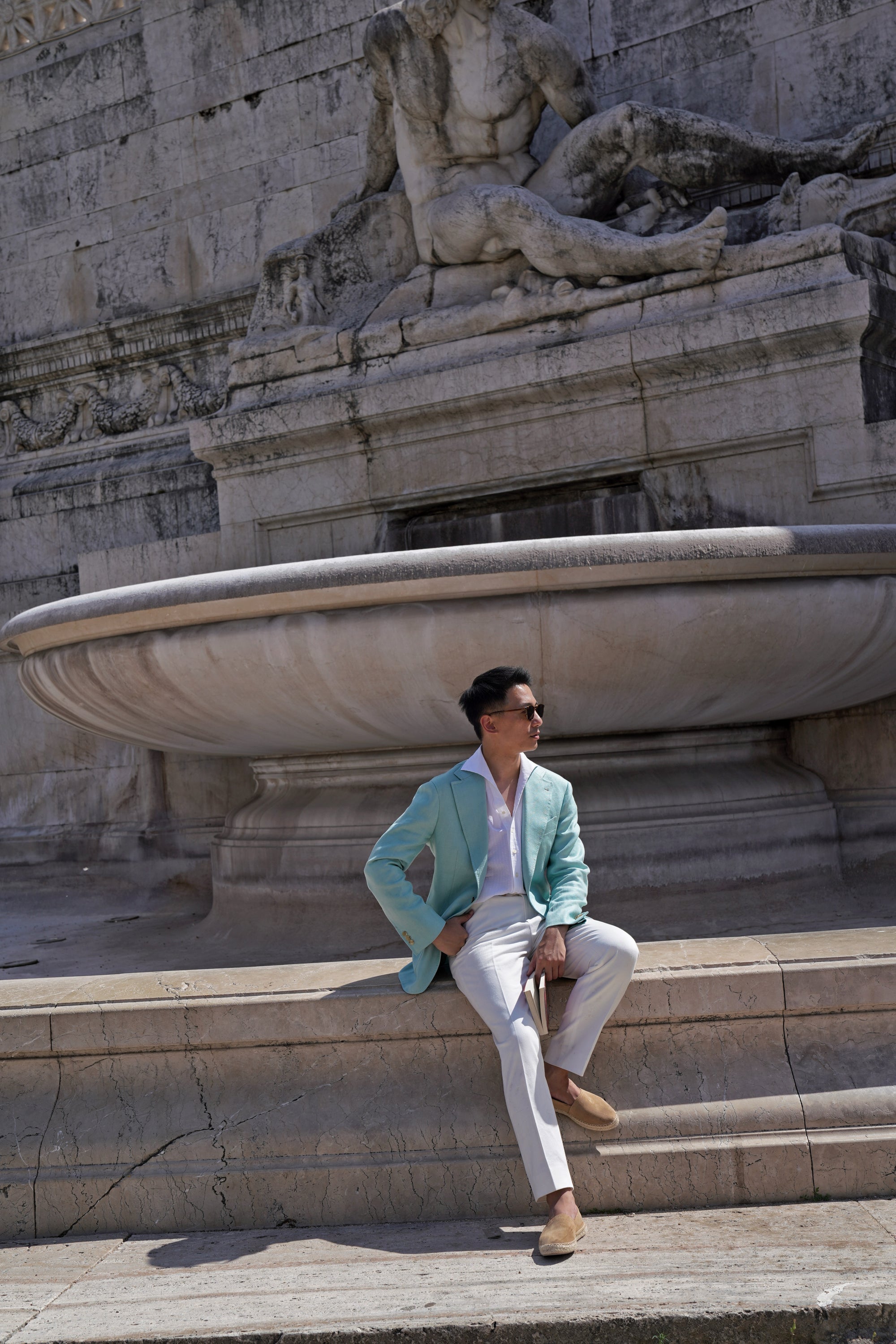 MTO Mint Linen Herringbone Jacket #56
