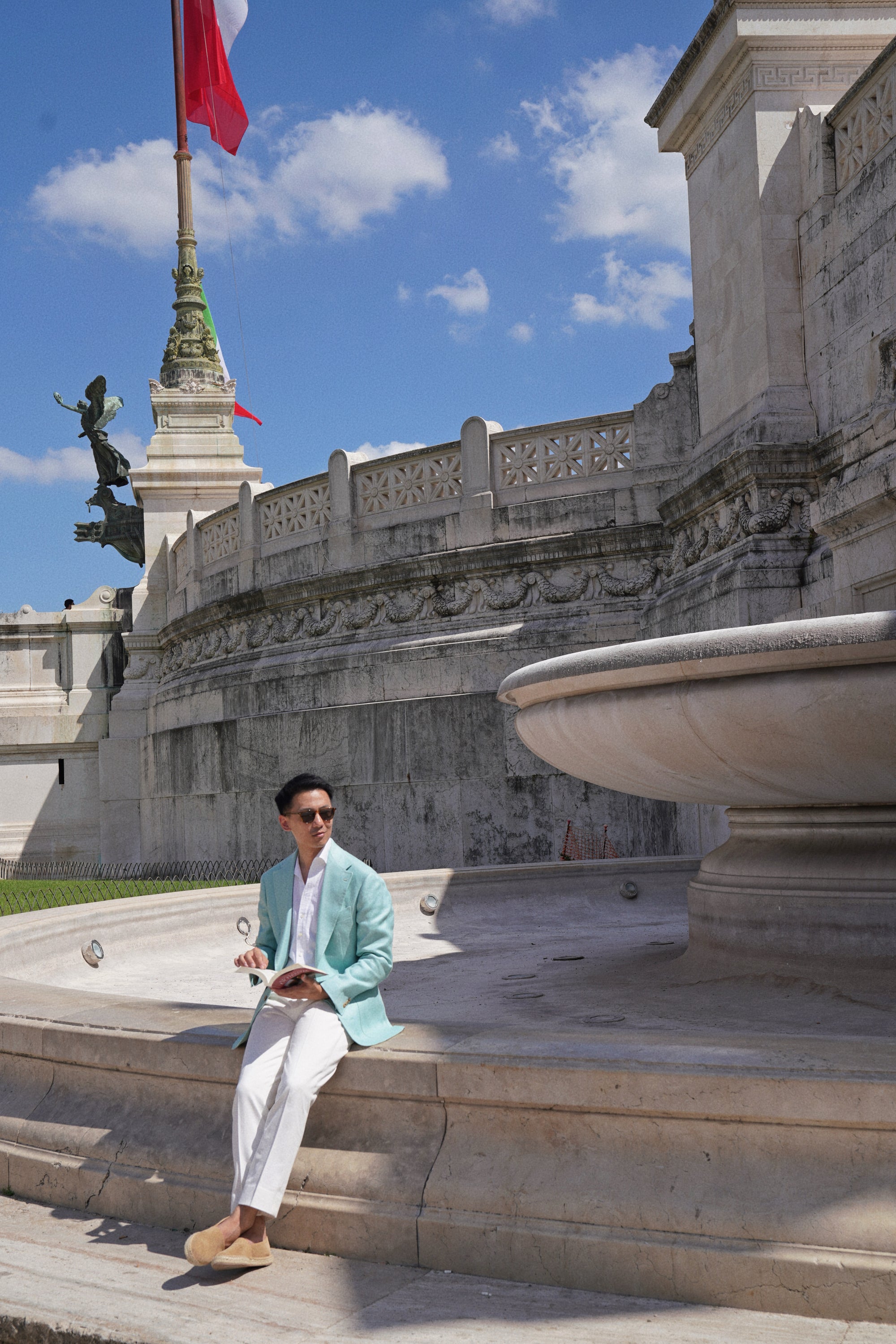 MTO Mint Linen Herringbone Jacket #56