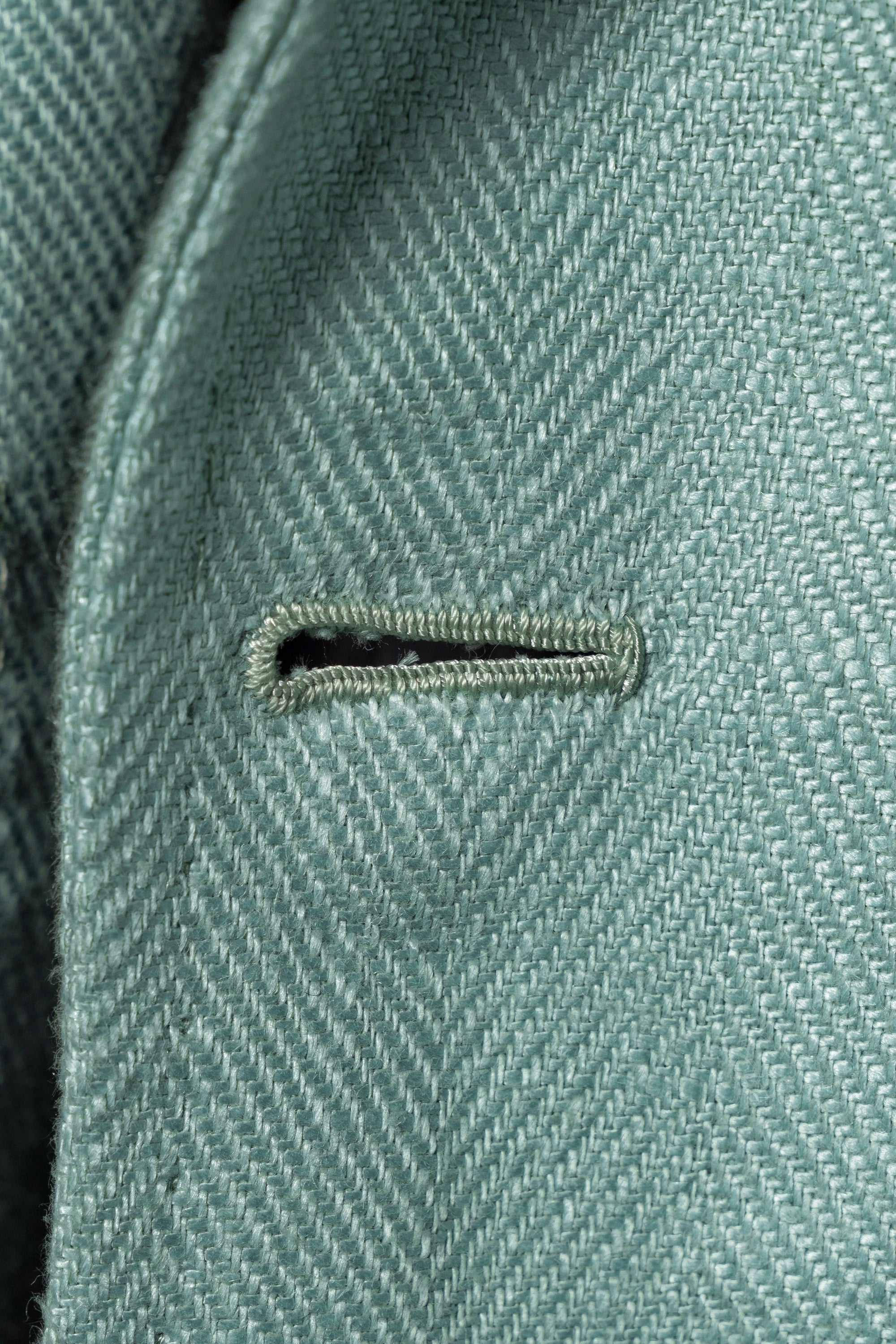 MTO Mint Linen Herringbone Jacket #56