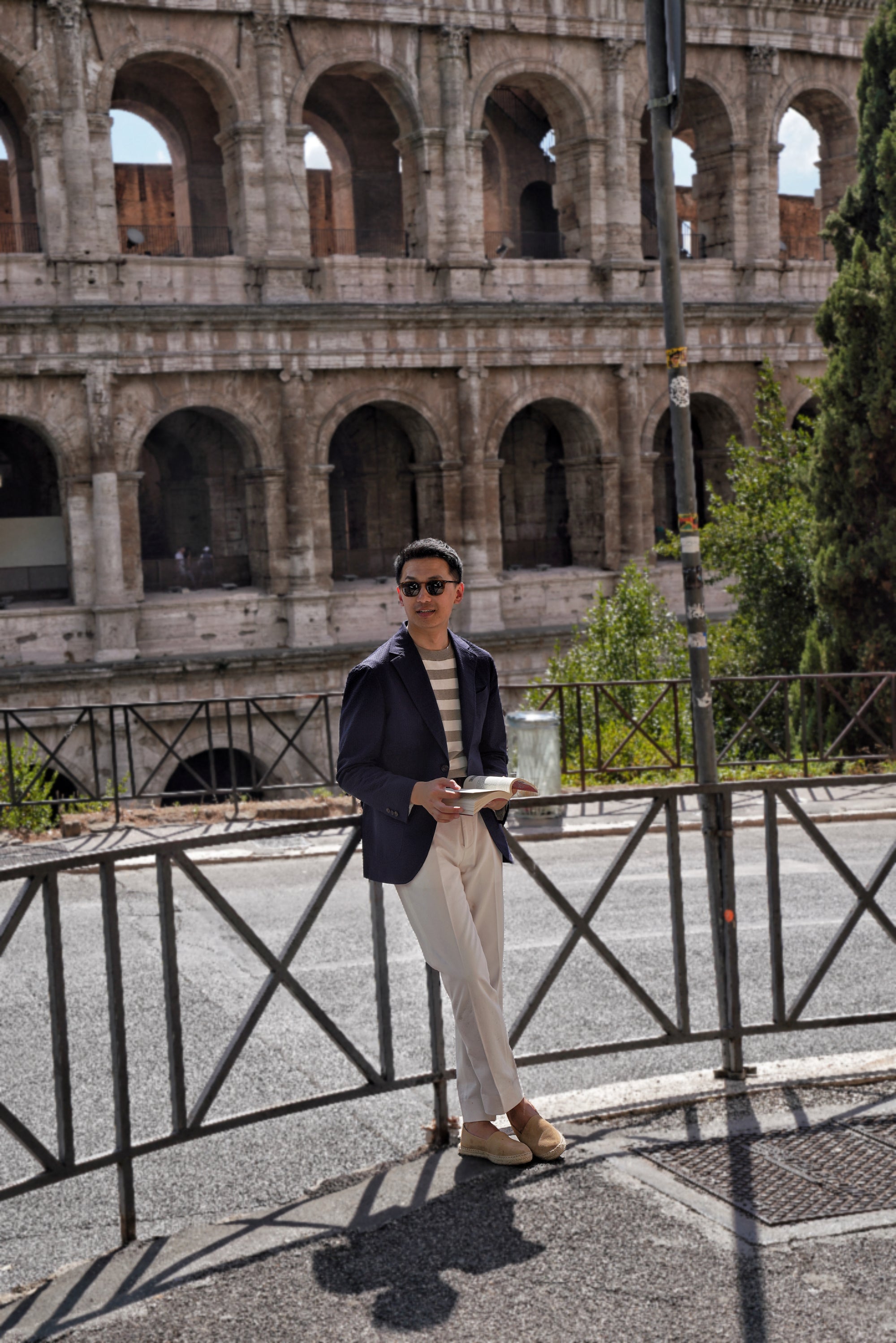 Navy Seersucker Blazer #53
