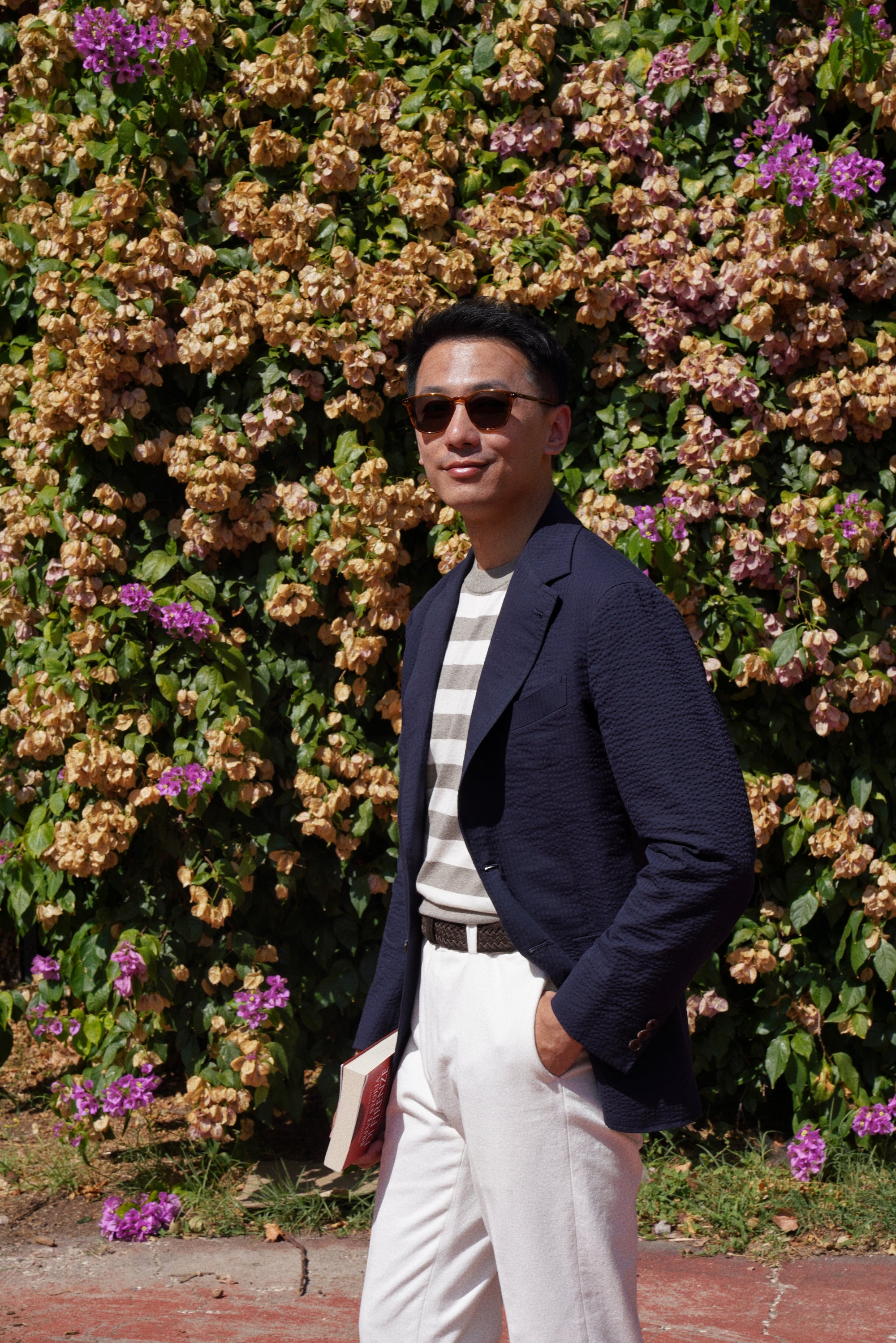 Navy Seersucker Blazer #53