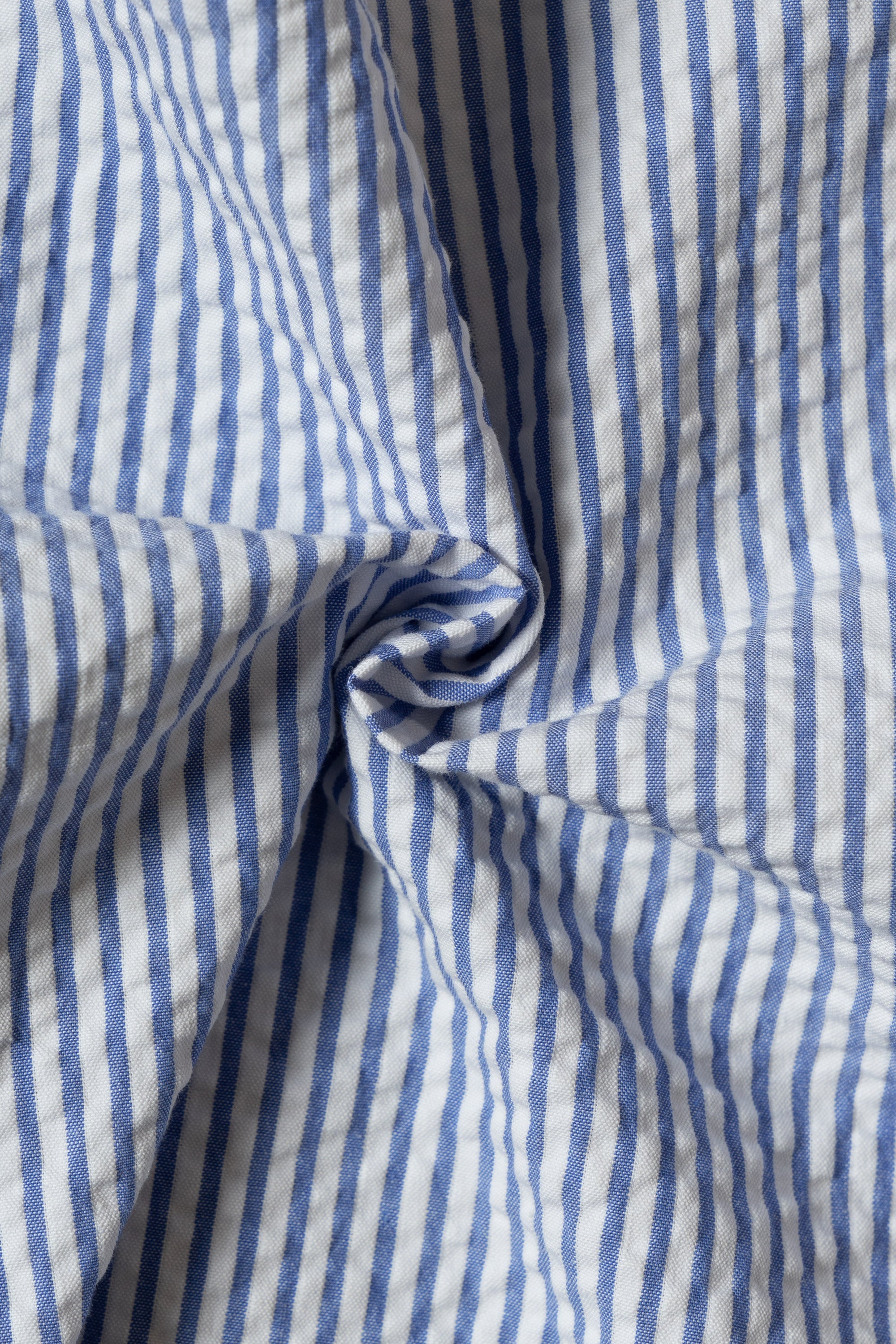 MTO Blue Stripe Seersucker Suit #63