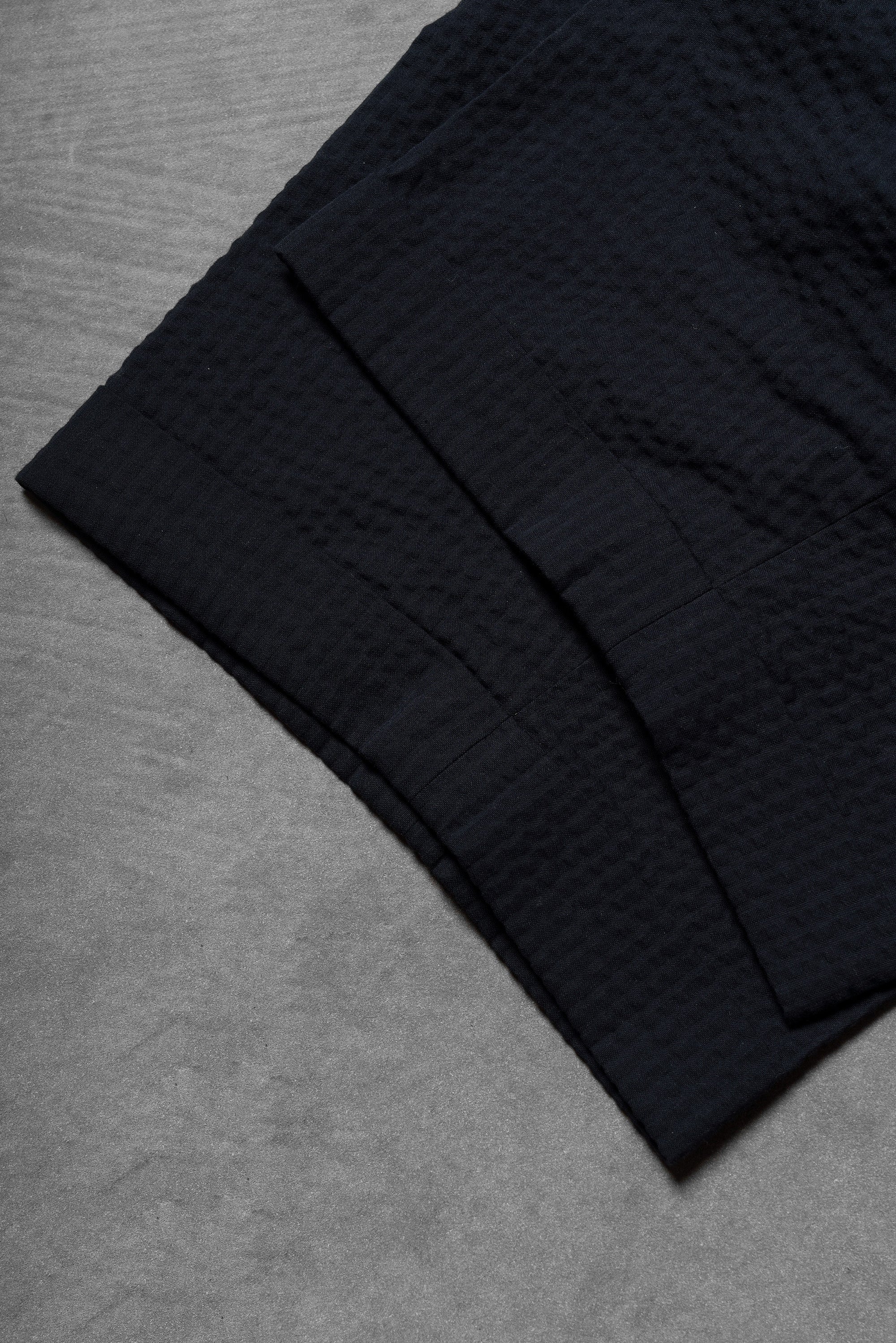 Navy Seersucker Shorts