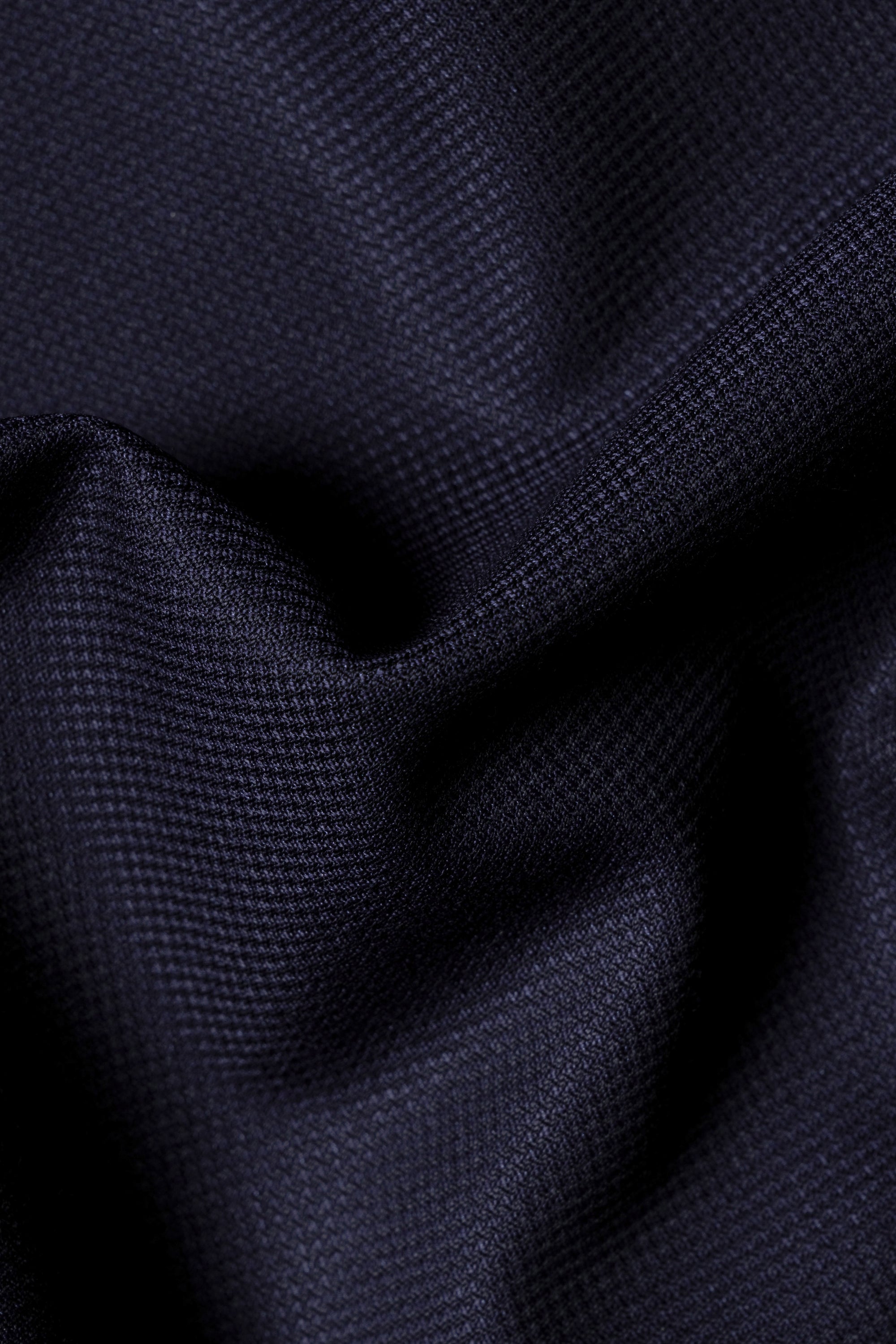 Navy Wool Silk Blazer #195