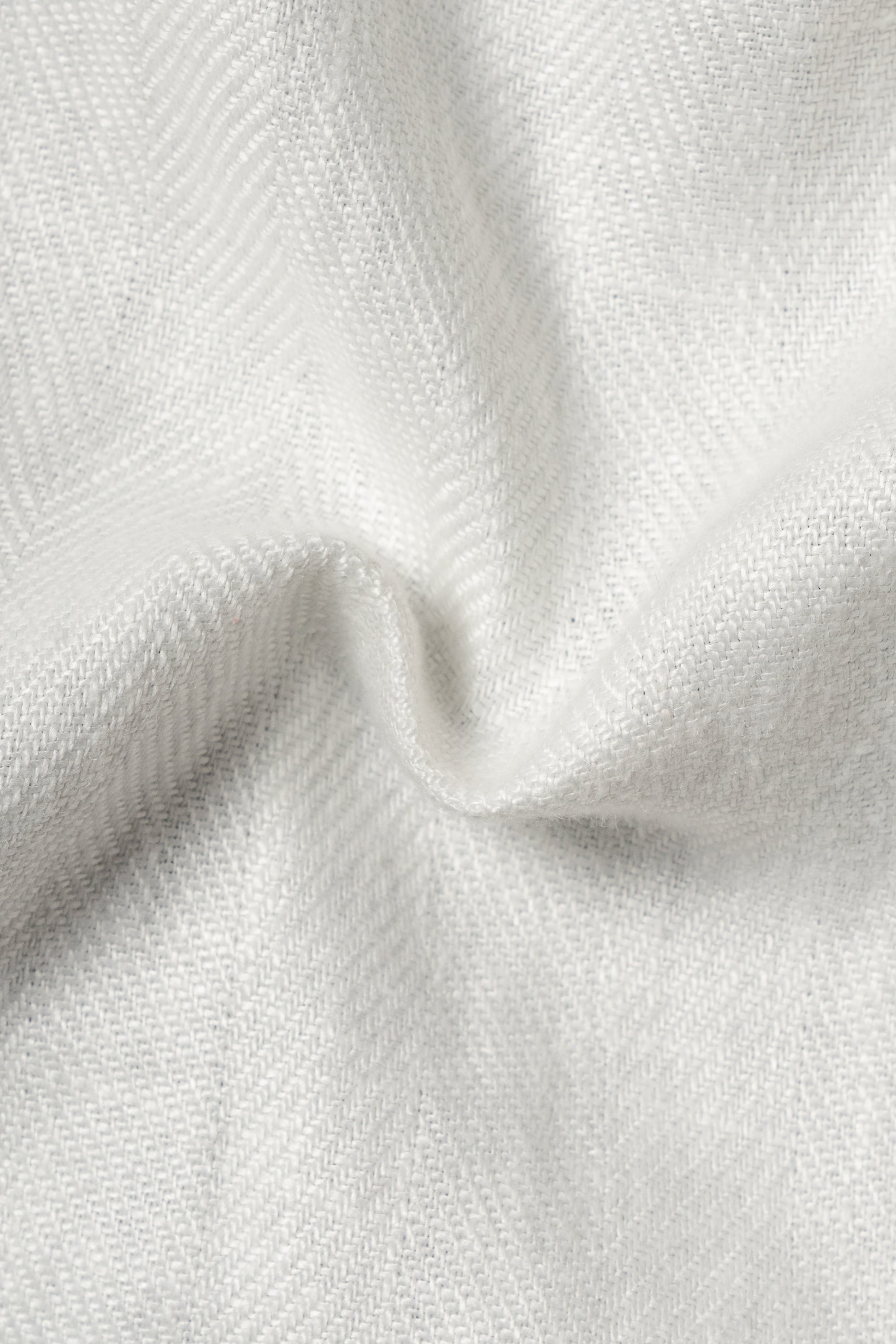 Beige Herringbone Linen Suit #150