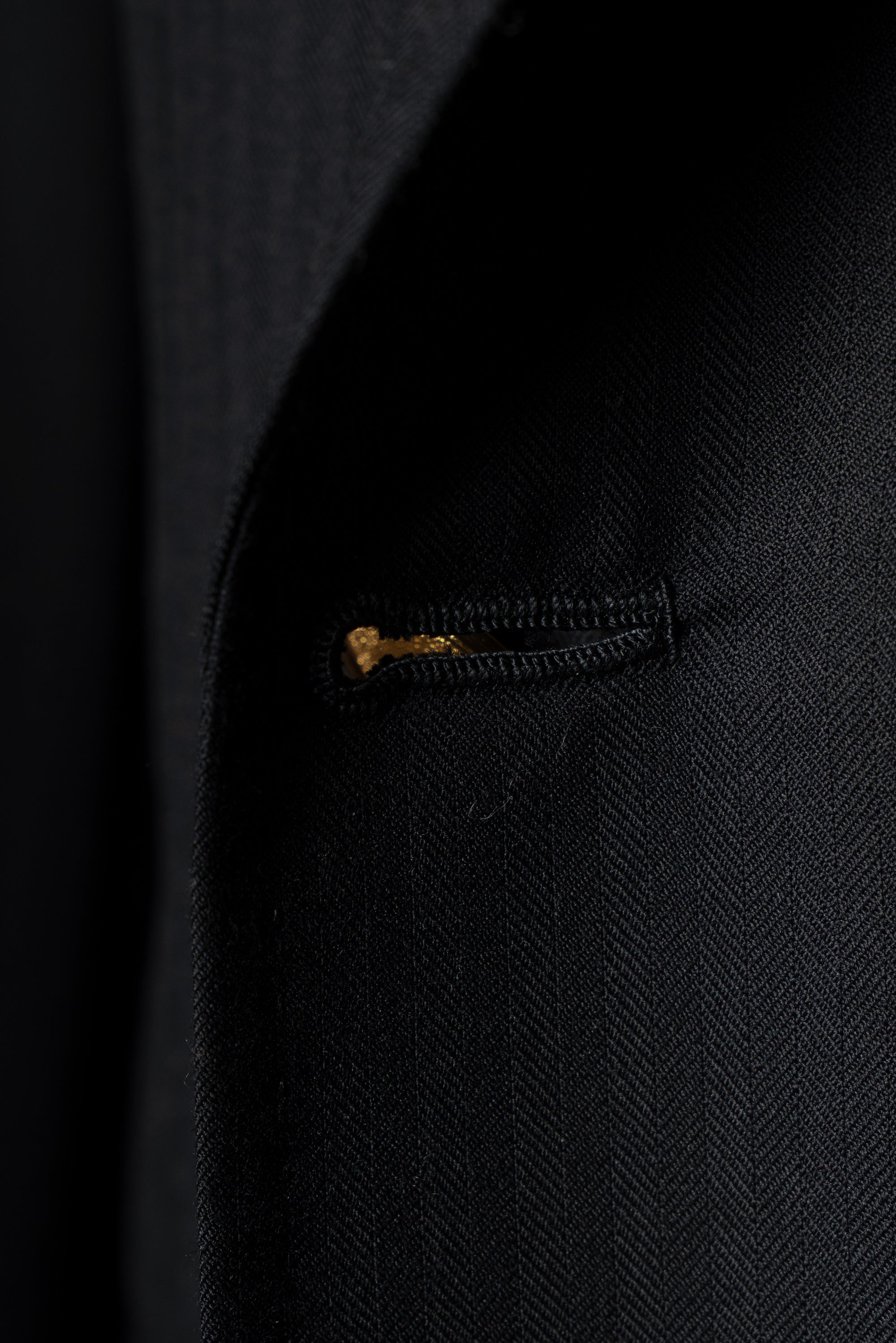 Navy Herringbone 6X2 Double Breasted Blazer #15