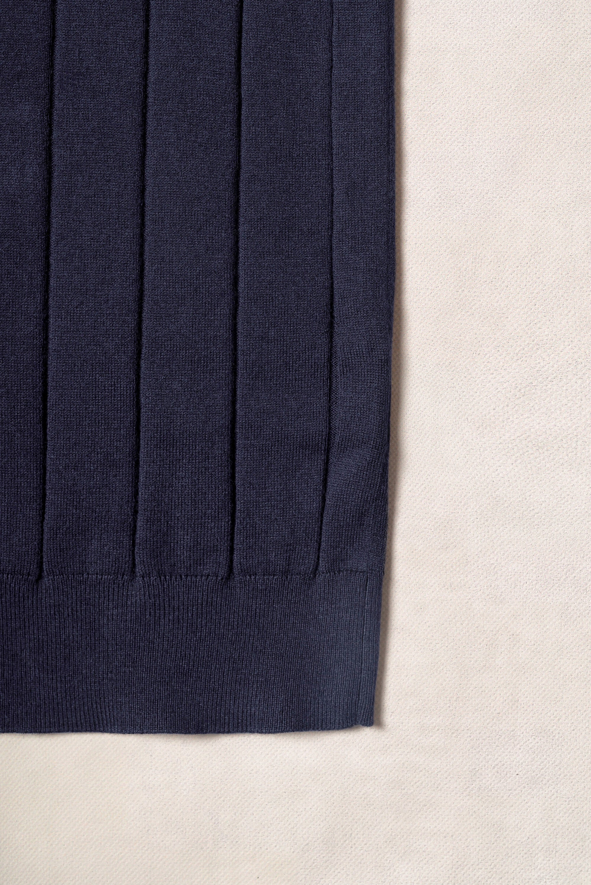 Emerald / Navy / Coral Cotton Blending Knitted Polo