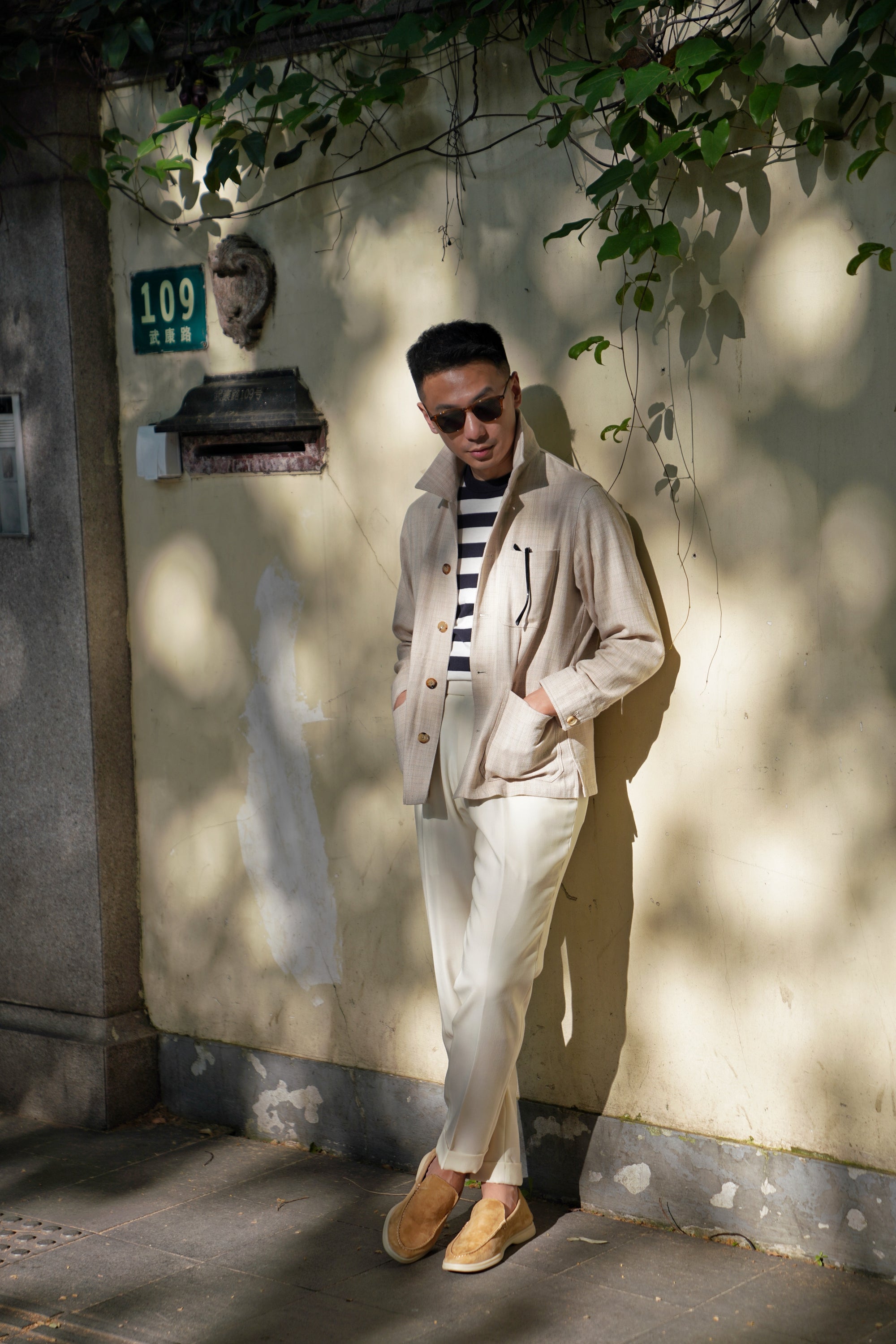 Oatmeal Linen Cotton Chore Jacket