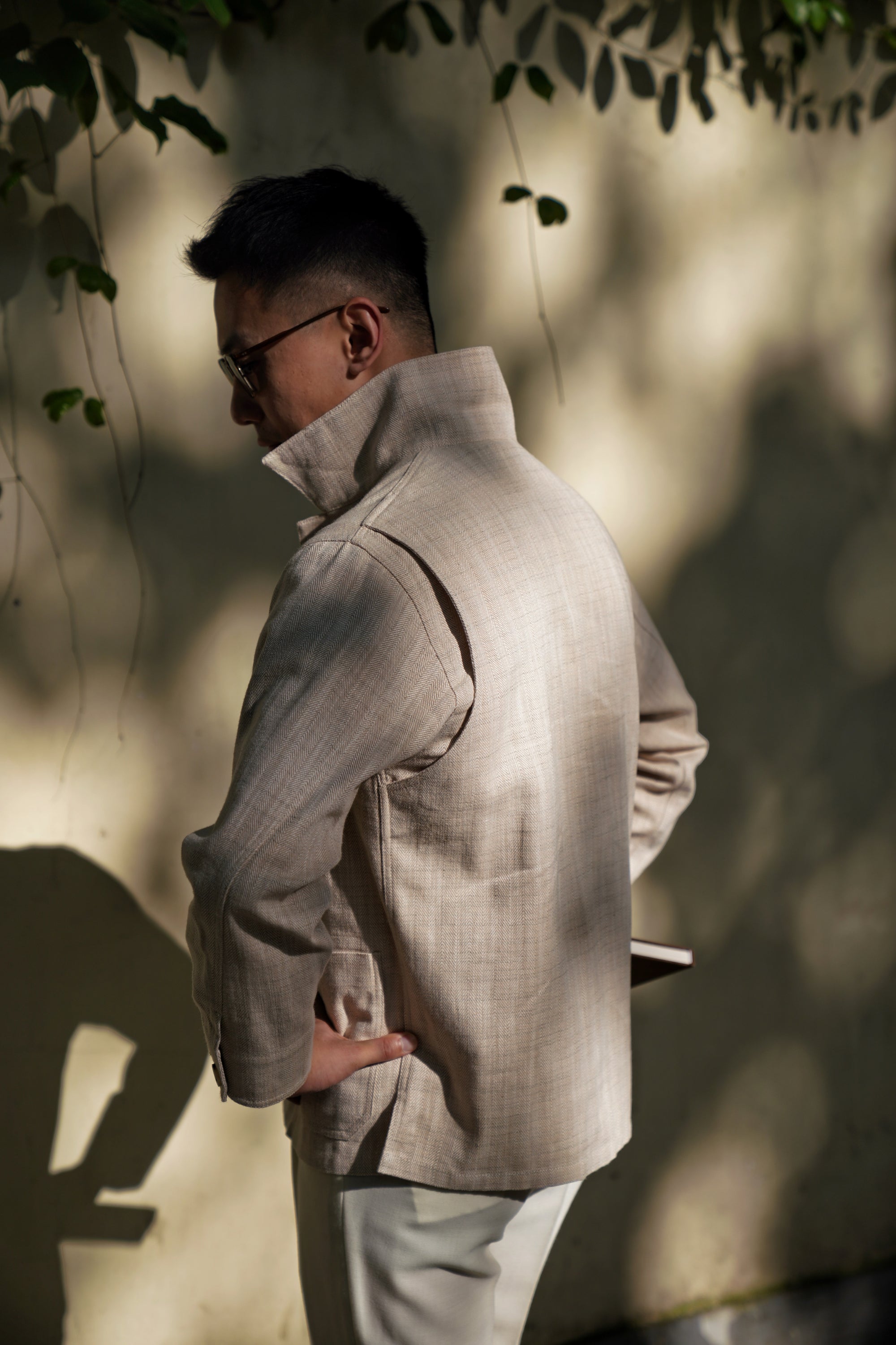 Oatmeal Linen Cotton Chore Jacket