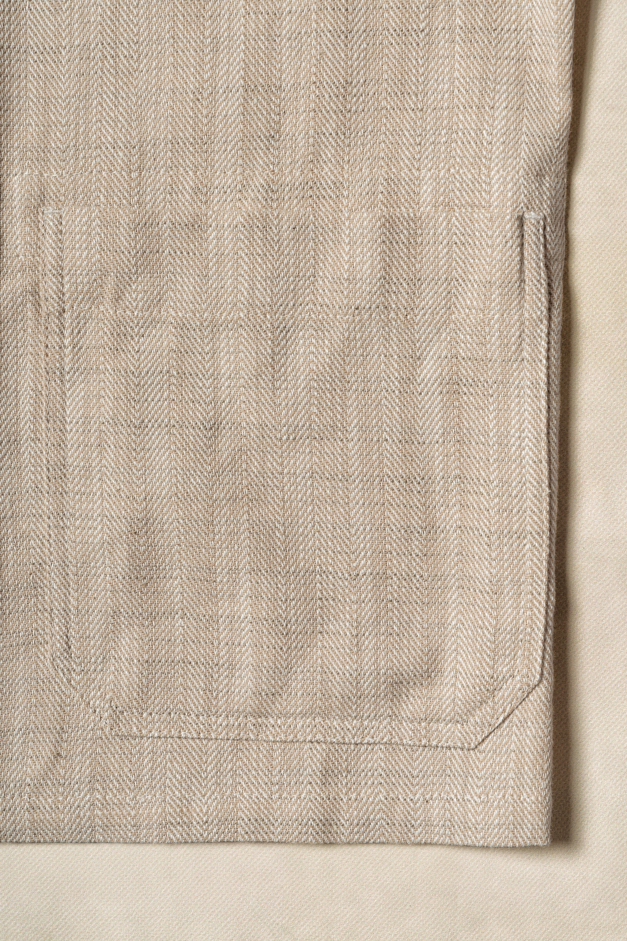 Oatmeal Linen Cotton Chore Jacket