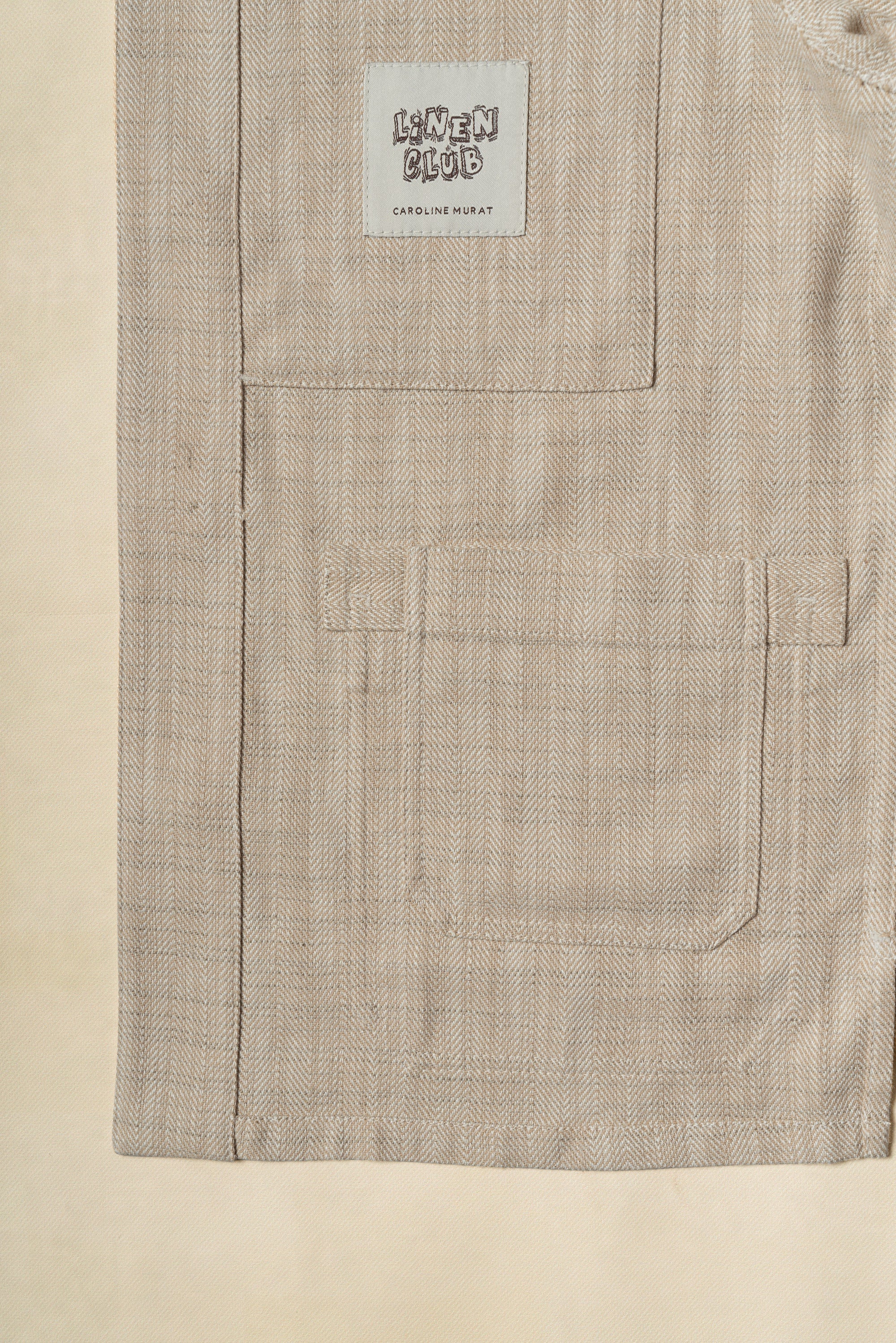 Oatmeal Linen Cotton Chore Jacket