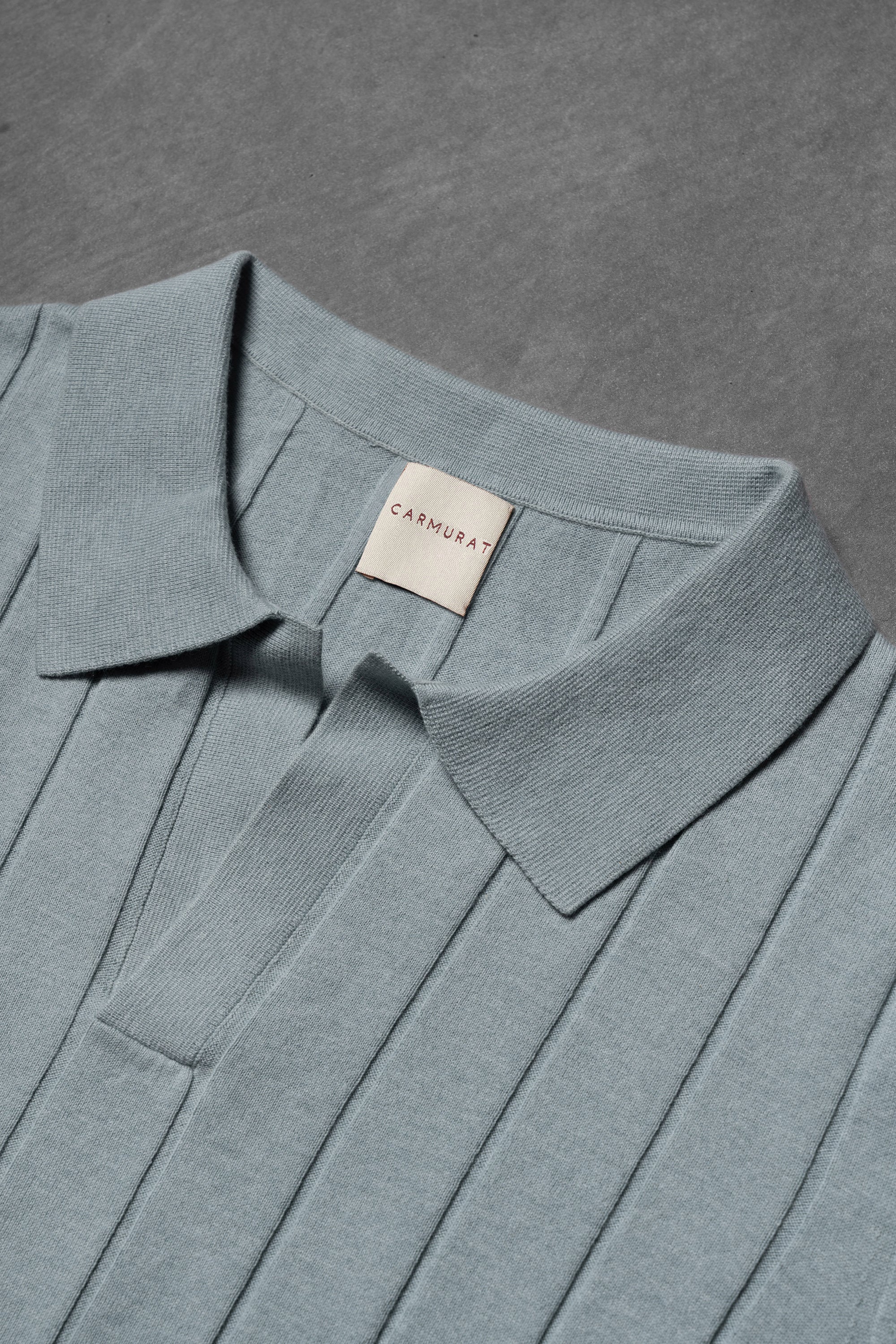 Emerald / Navy / Coral Cotton Blending Knitted Polo