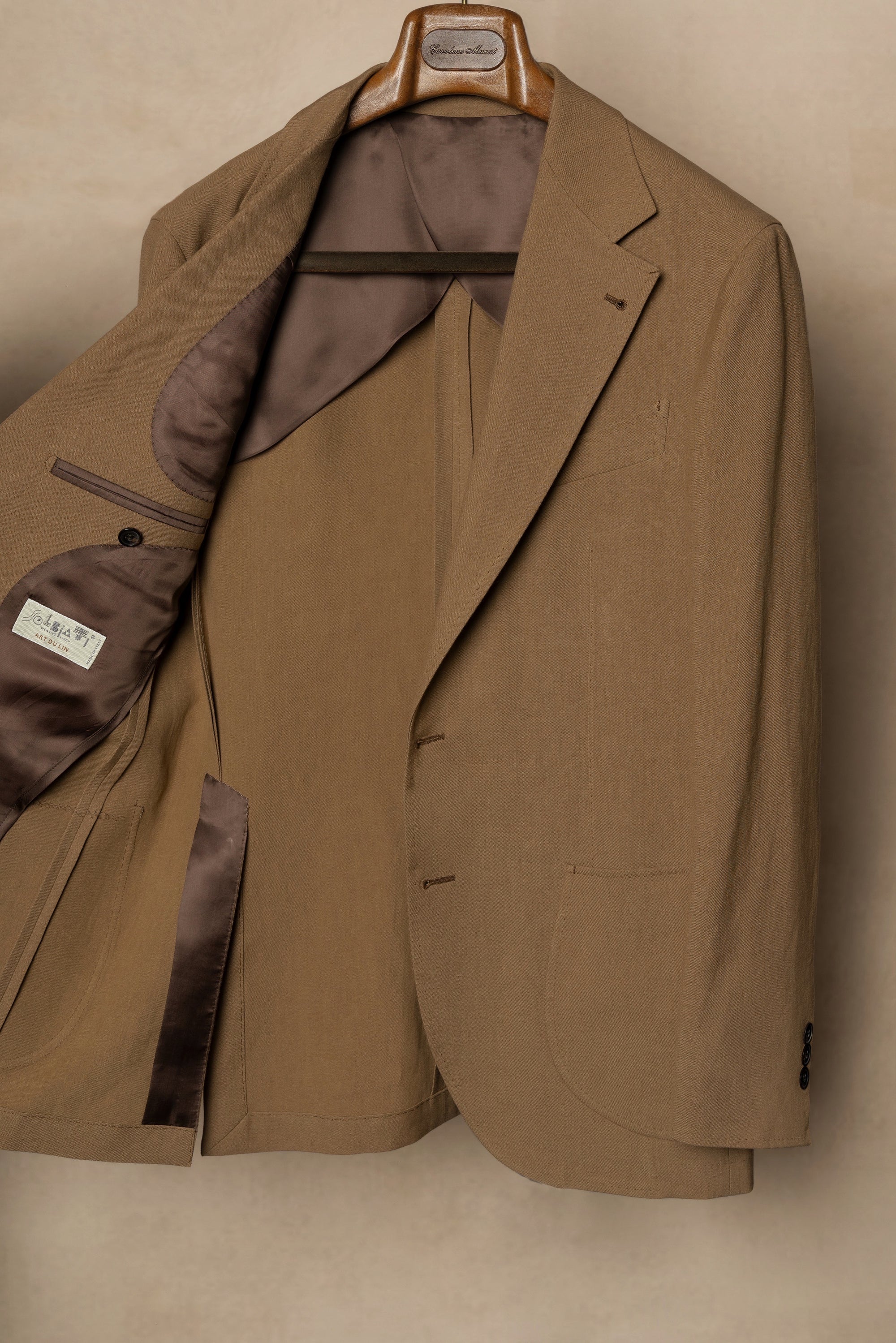 MTO Clay Yellow Linen Jacket