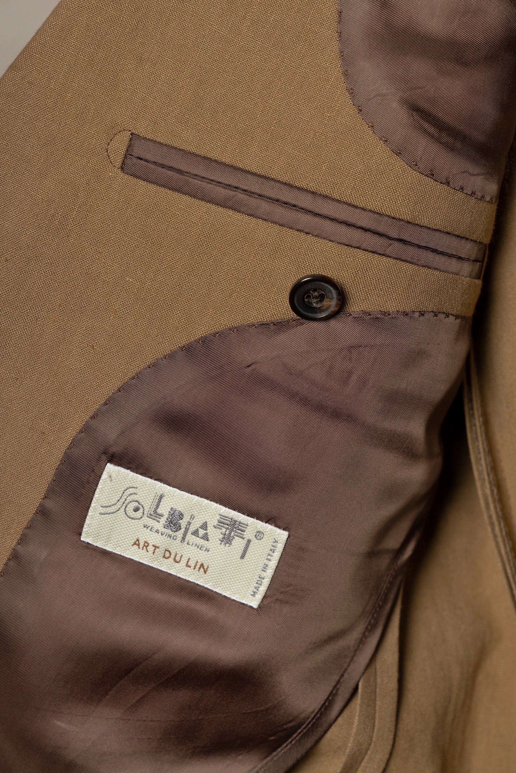 MTO Clay Yellow Linen Jacket