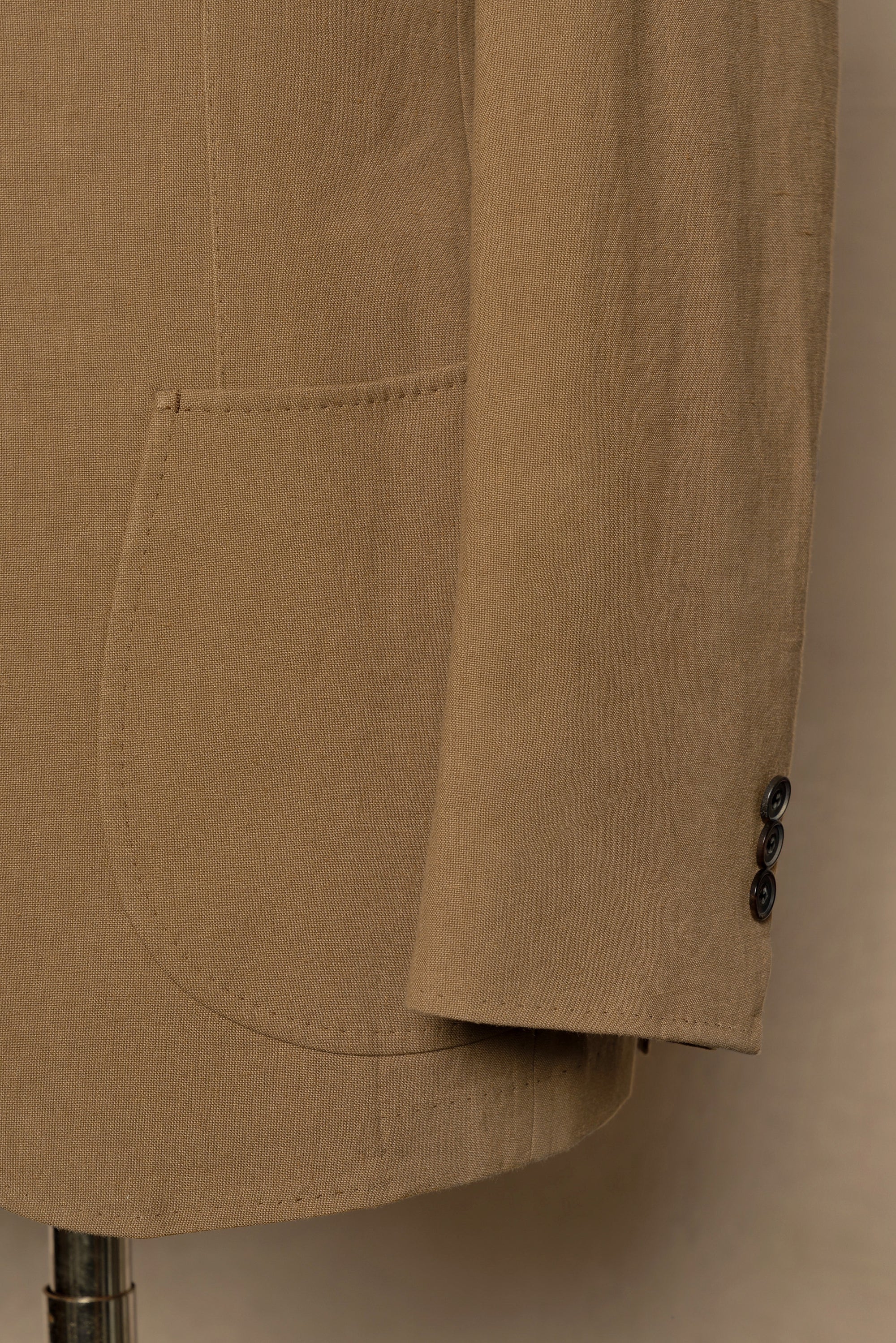 MTO Clay Yellow Linen Jacket