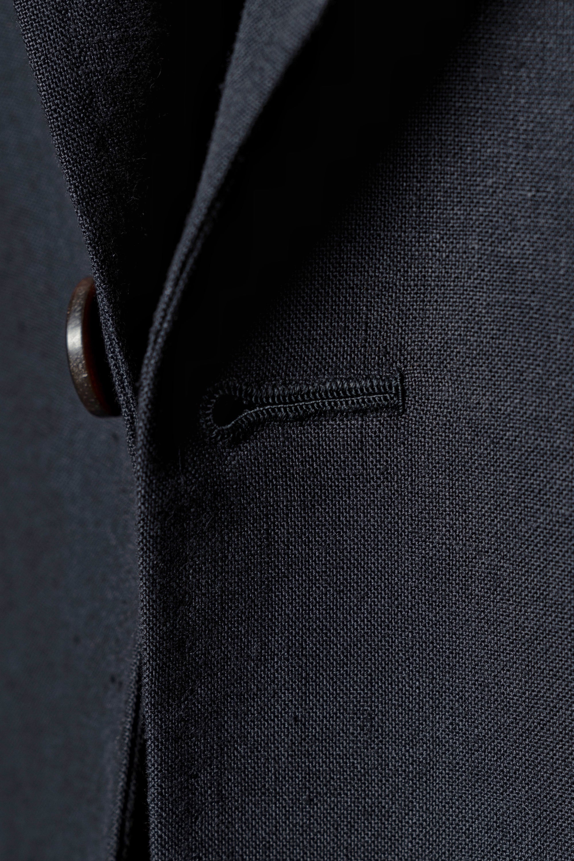 MTO Dark Navy Linen Suit
