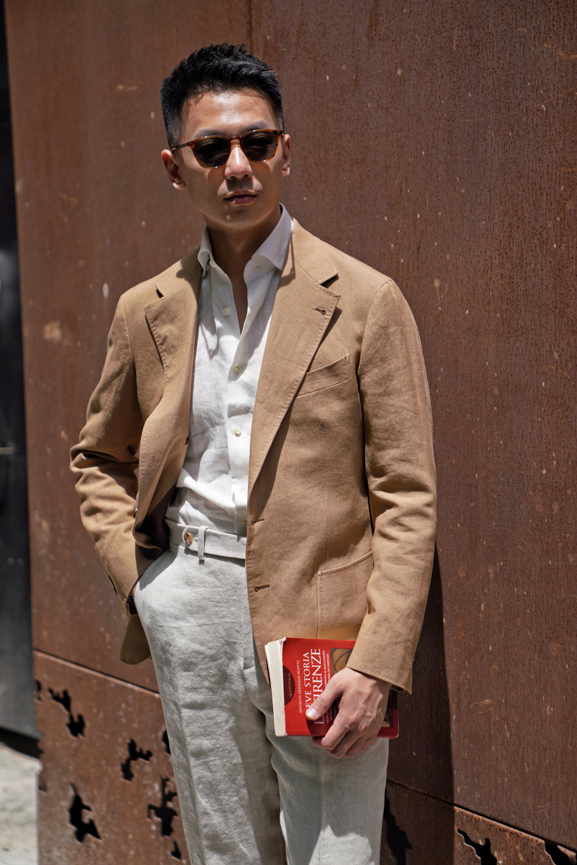 MTO Clay Yellow Linen Jacket