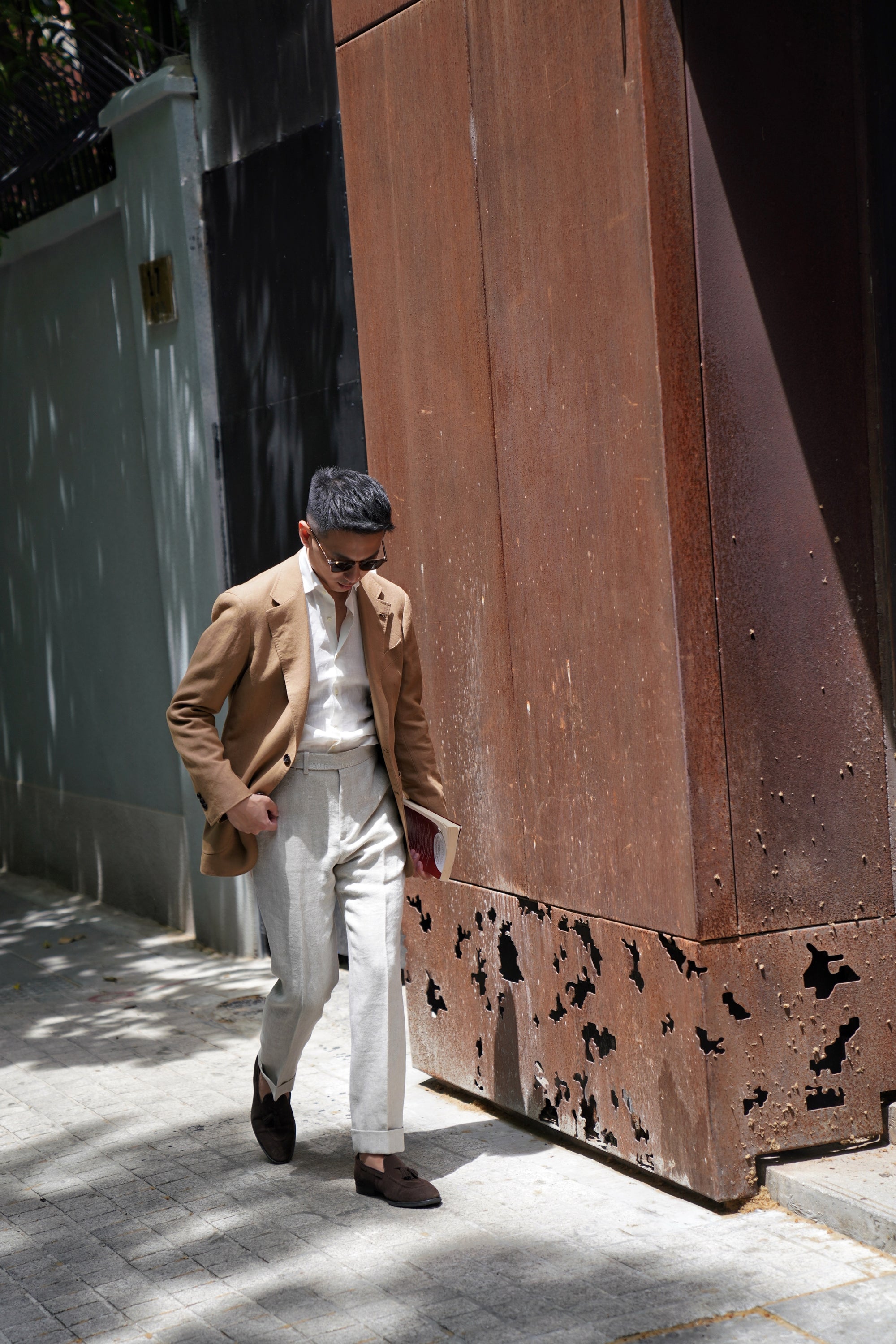 MTO Clay Yellow Linen Jacket