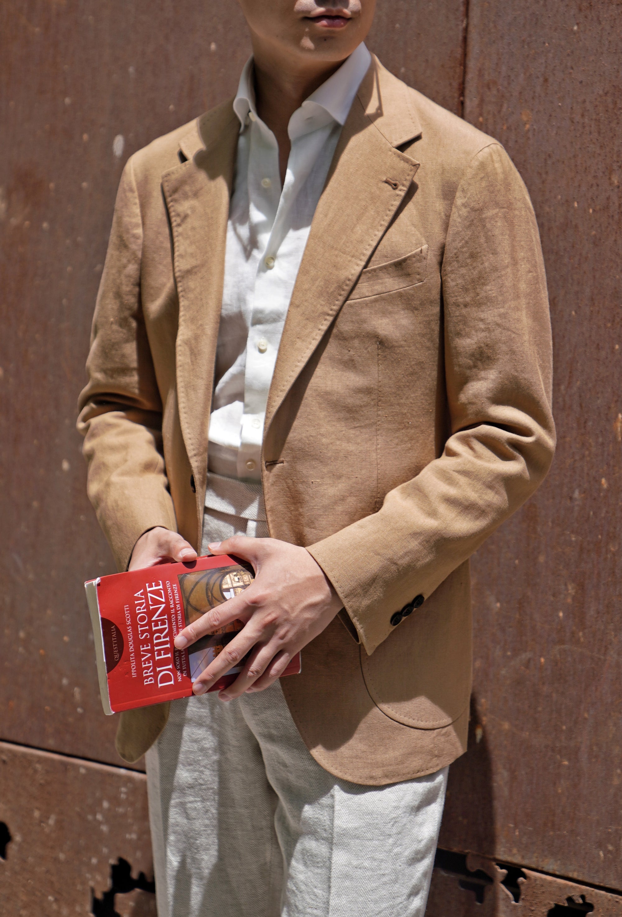 MTO Clay Yellow Linen Jacket