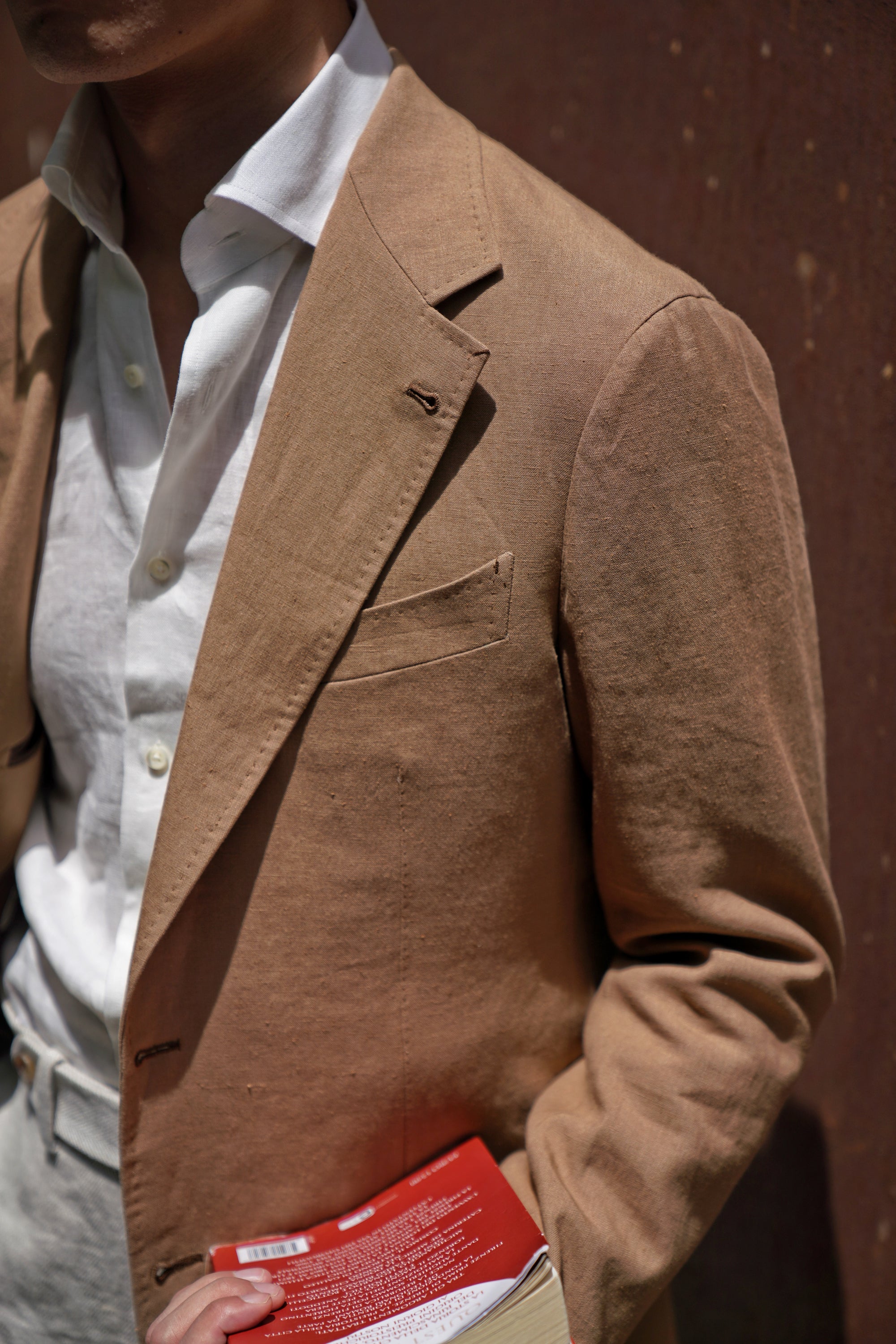MTO Clay Yellow Linen Jacket