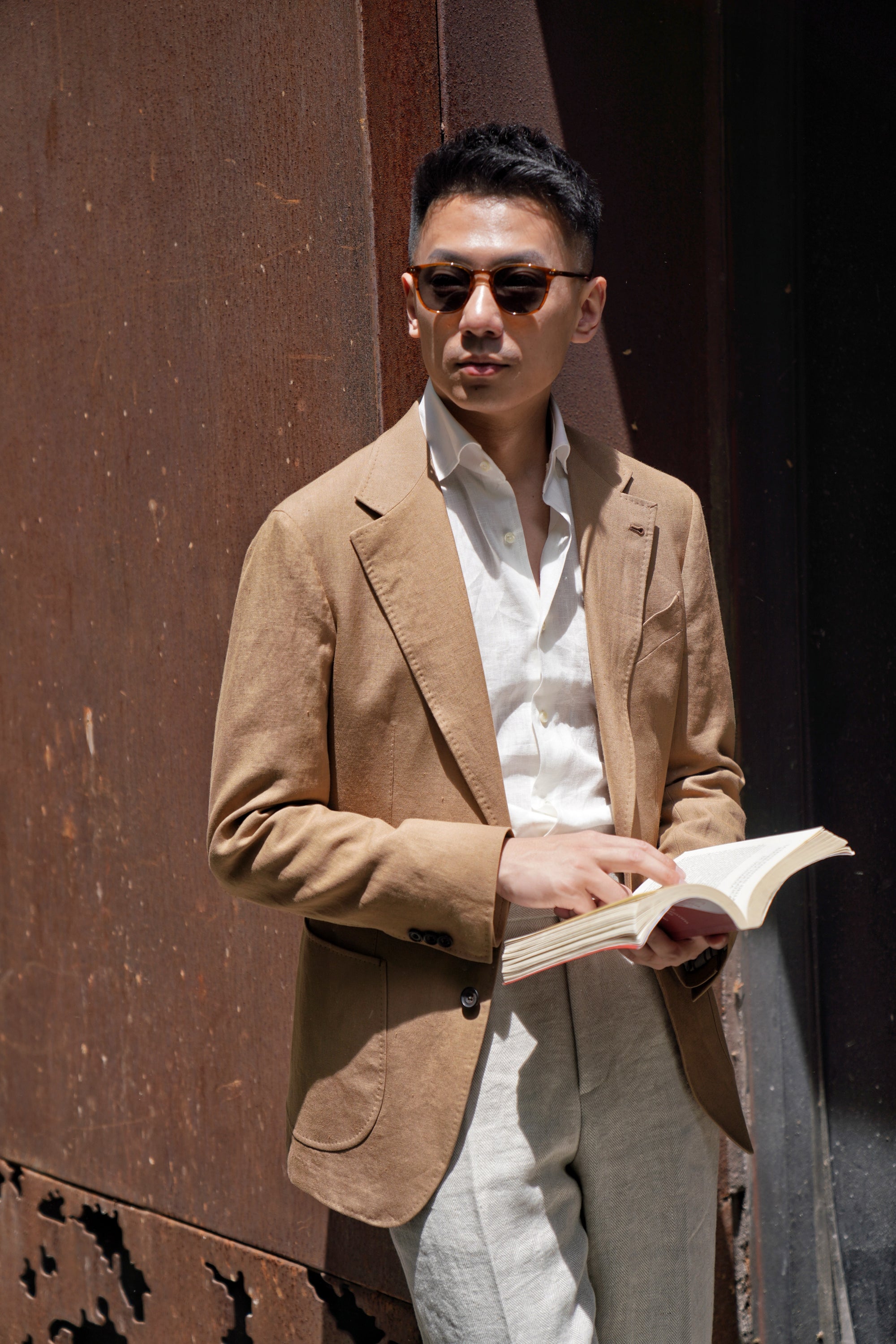 MTO Clay Yellow Linen Jacket