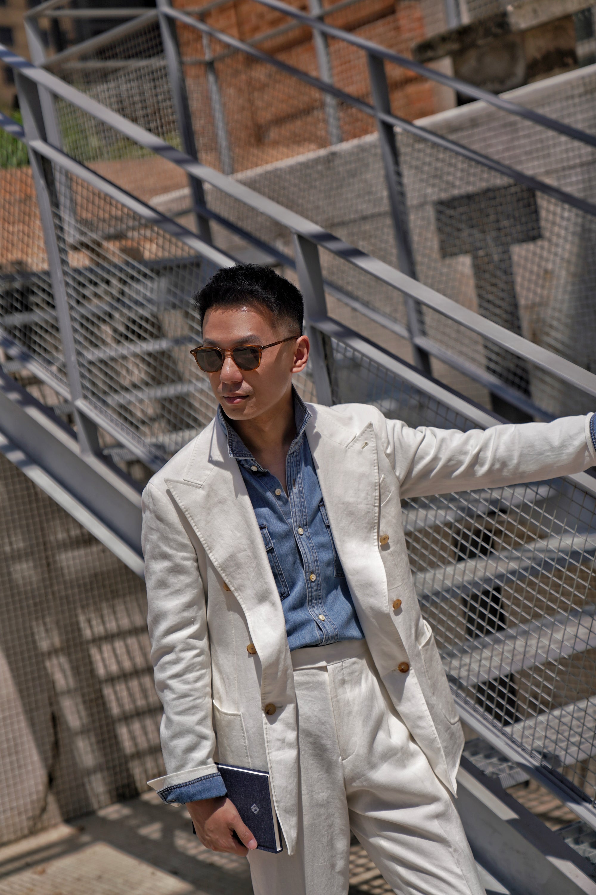 MTO Ivory Linen Suit
