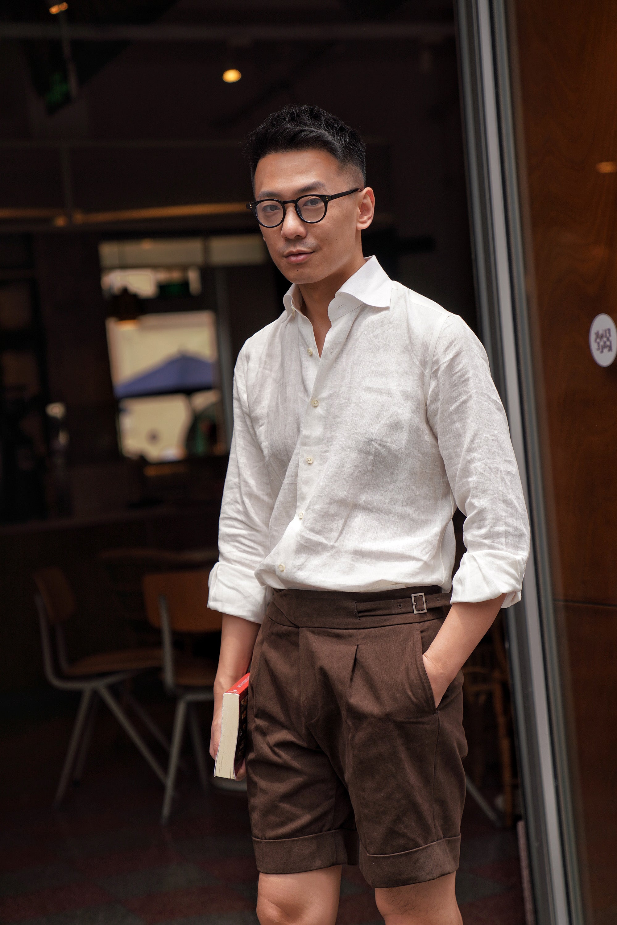 Chocolate Cotton Gurkha Shorts