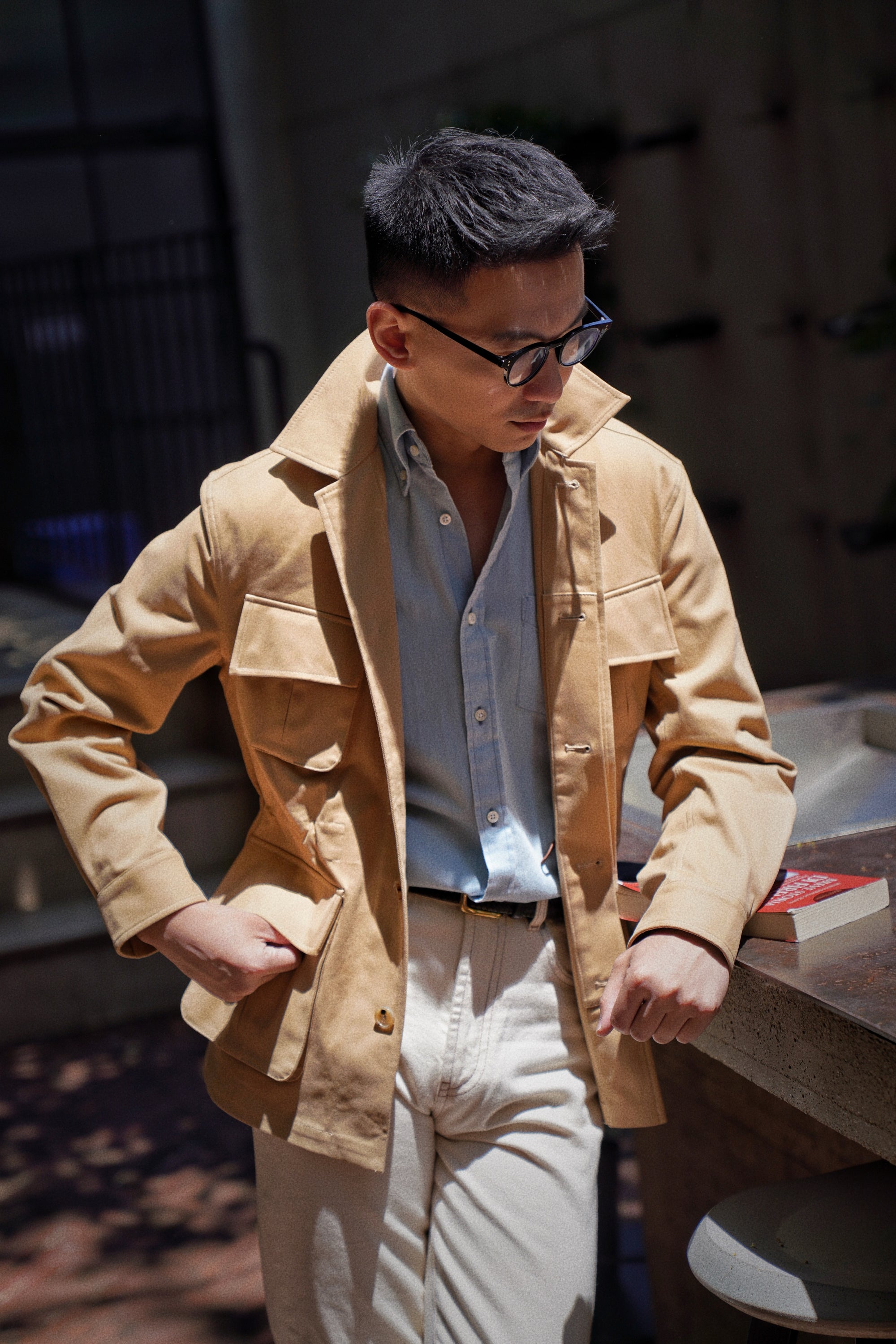 Khaki Pima Cotton M42 Jacket