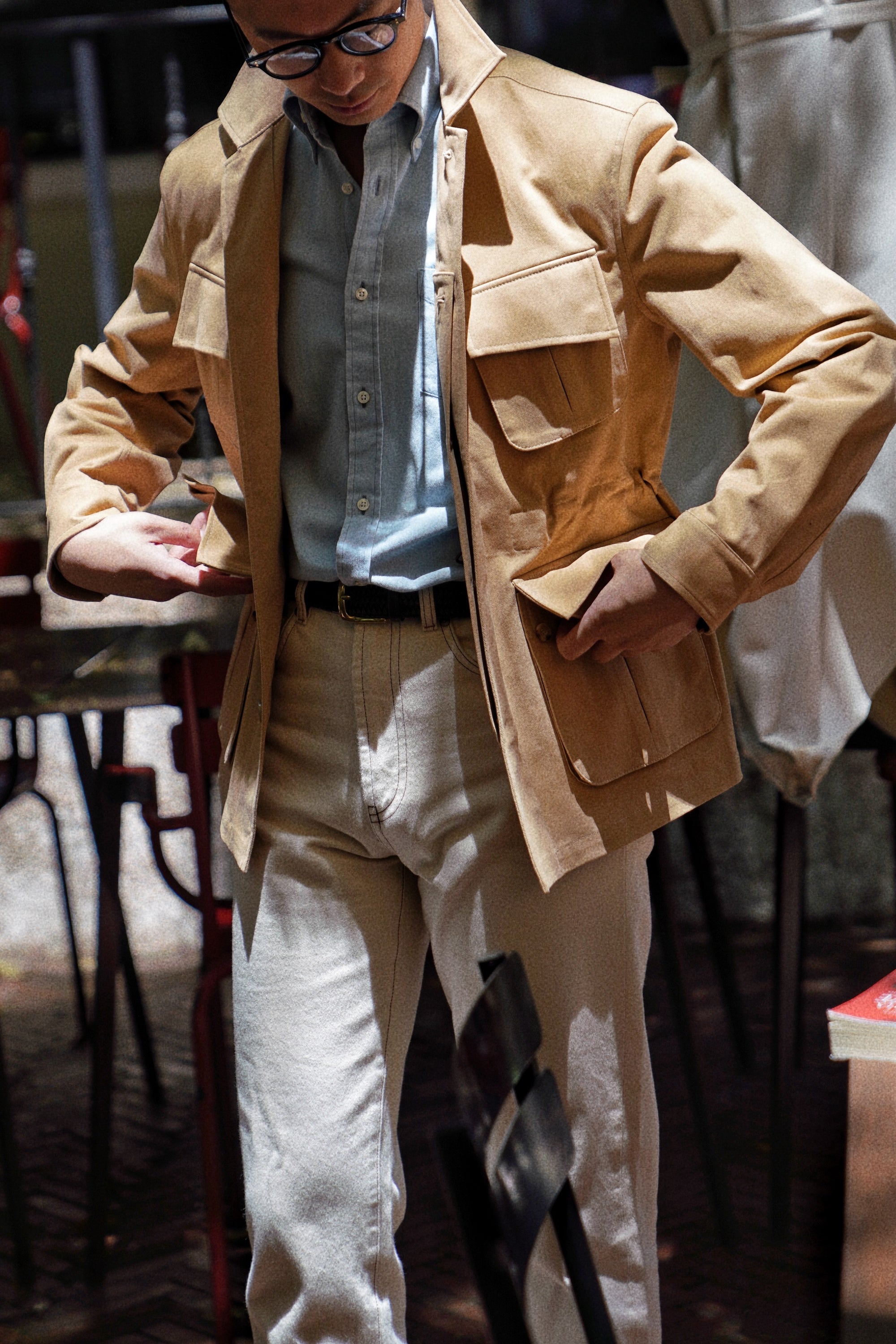 Khaki Pima Cotton M42 Jacket