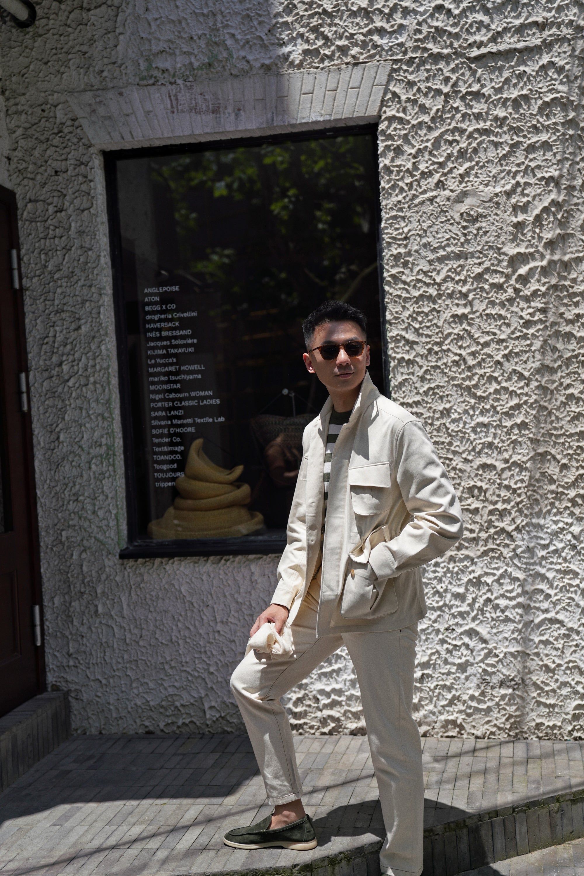 Beige Pima Cotton M42 Jacket