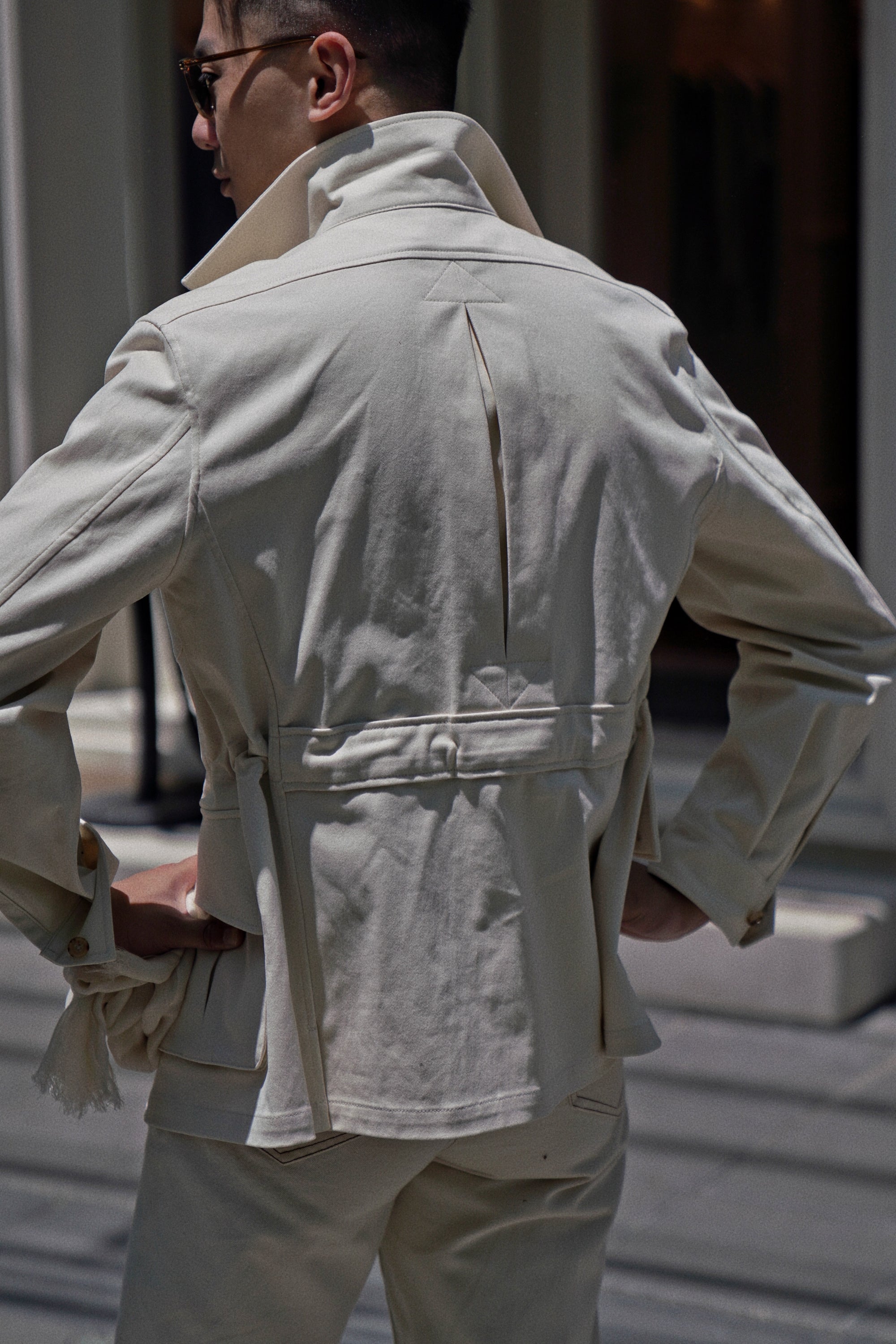 Beige Pima Cotton M42 Jacket