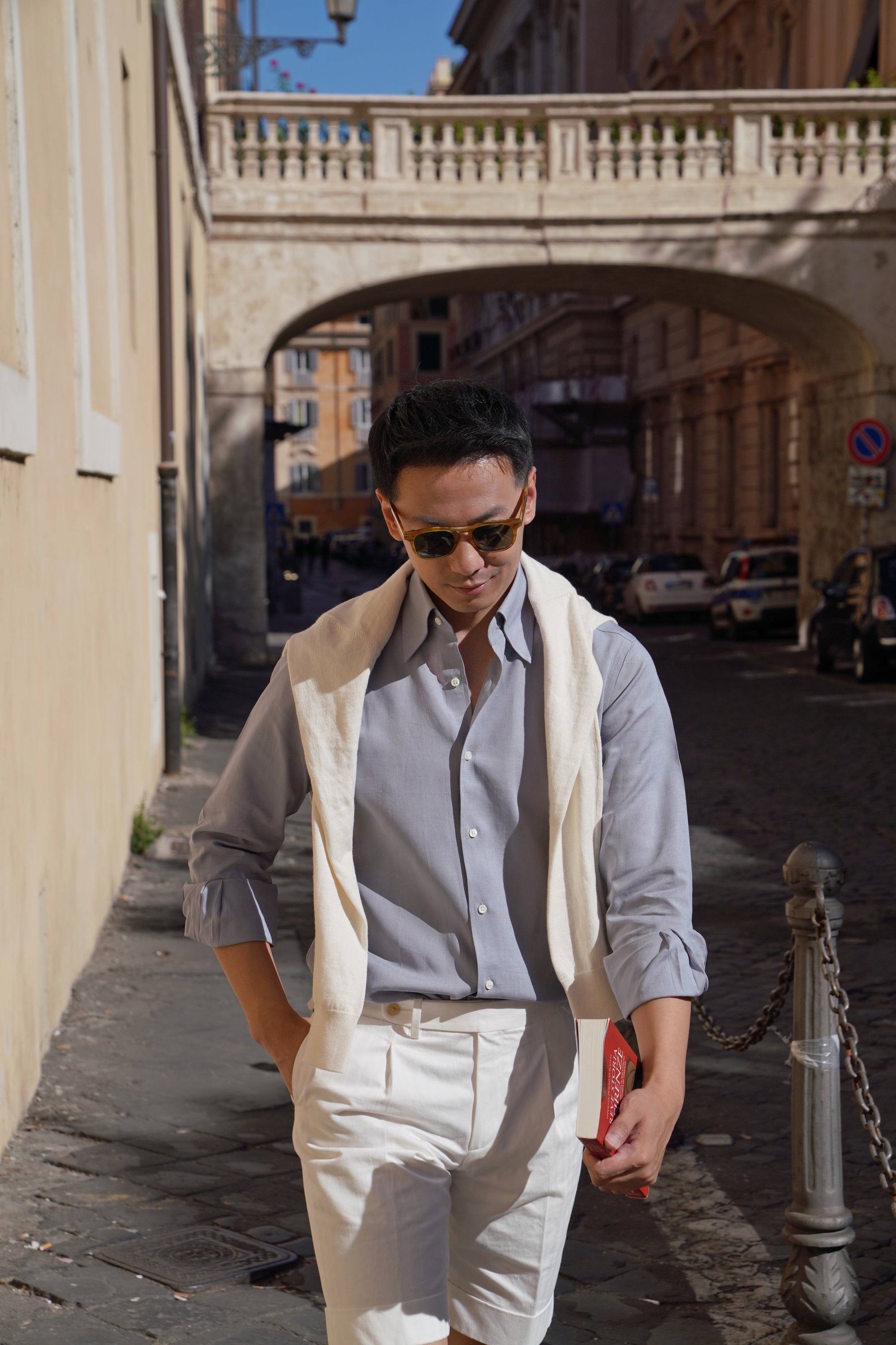 MTO Graphite Grey Tencel Shirt