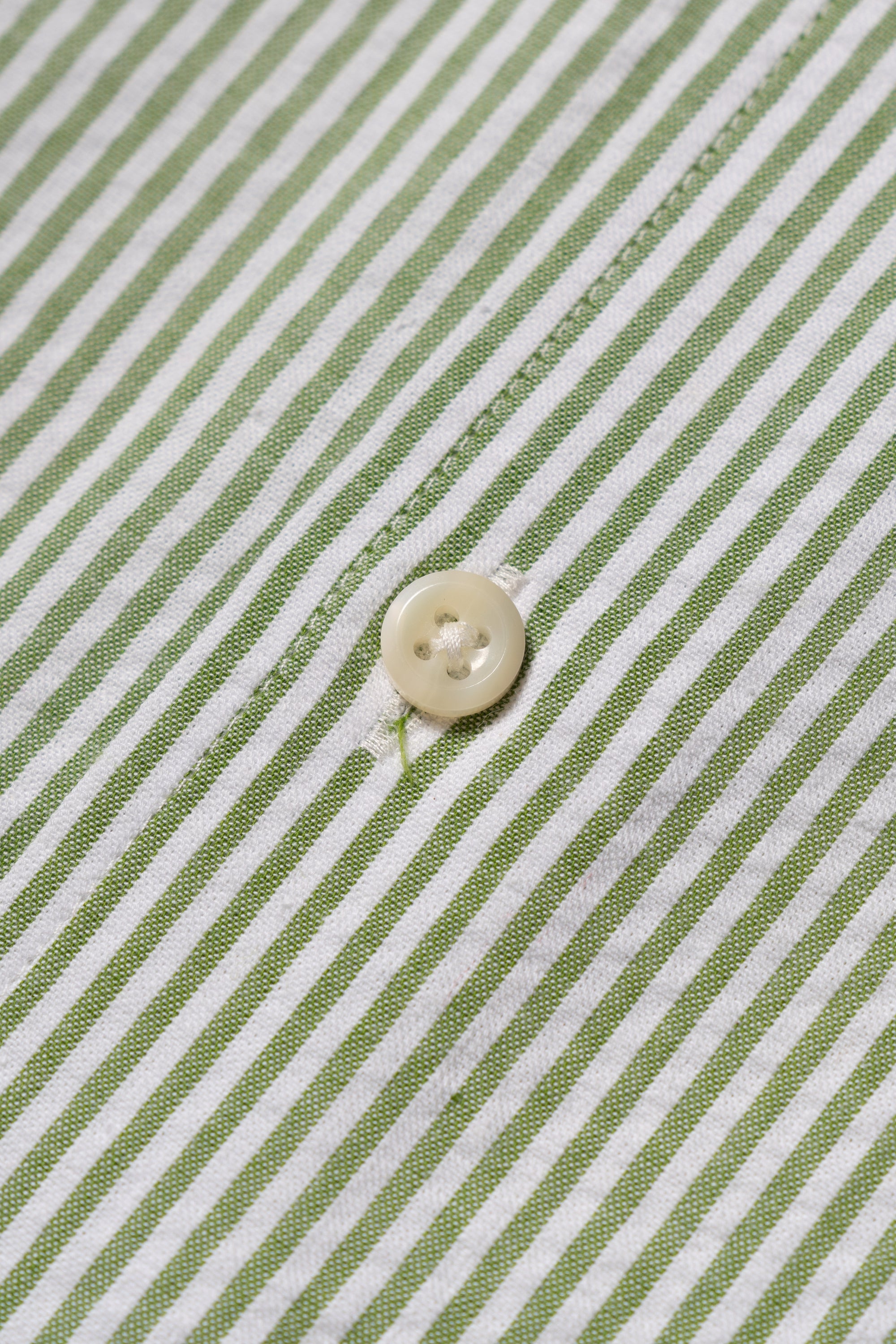 MTO Green Stripe Seersucker Shirt