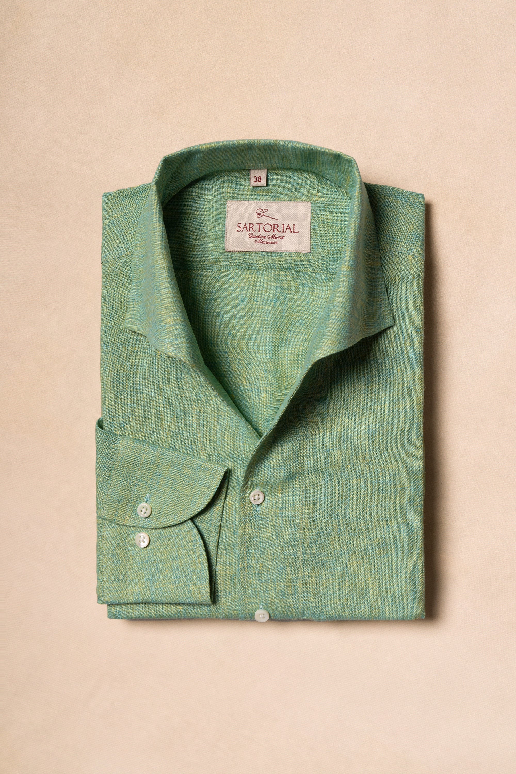 MTO Chameleon One Piece Collar Linen Shirt