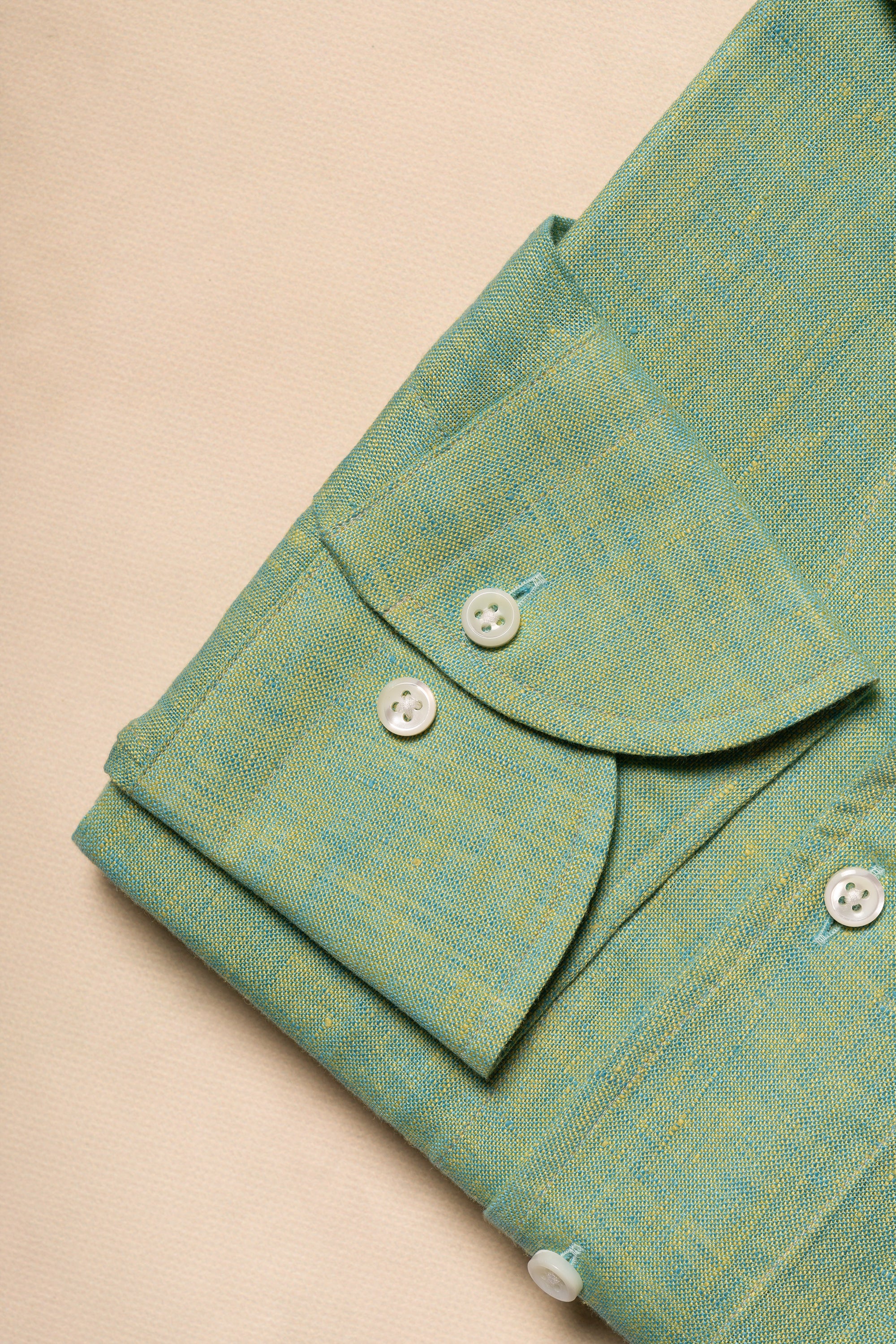 MTO Chameleon One Piece Collar Linen Shirt