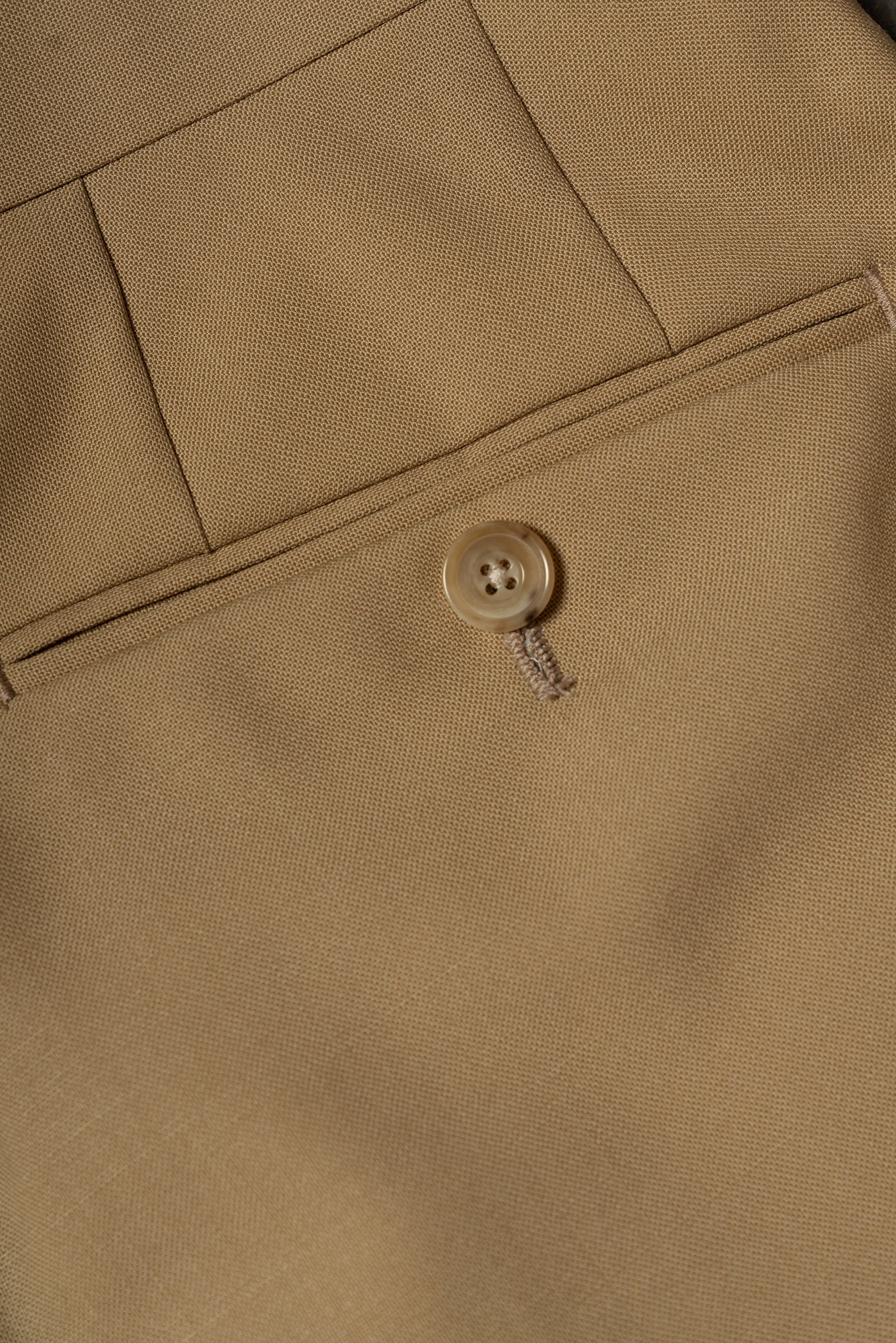 Khaki 3-proof Wool Trousers