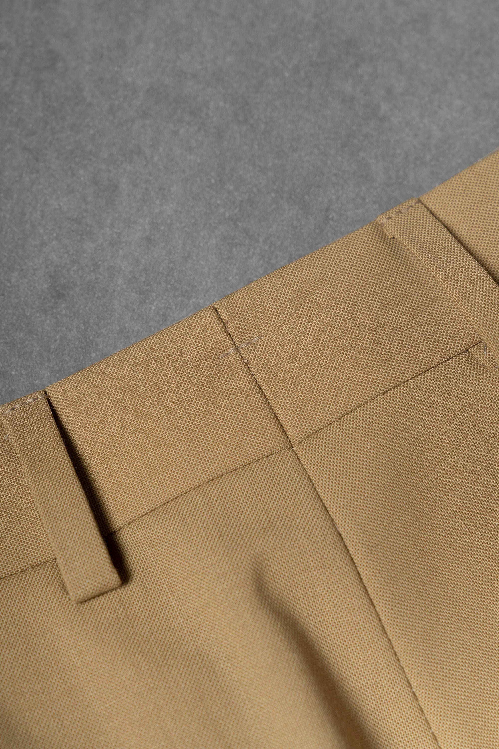 Khaki 3-proof Wool Trousers