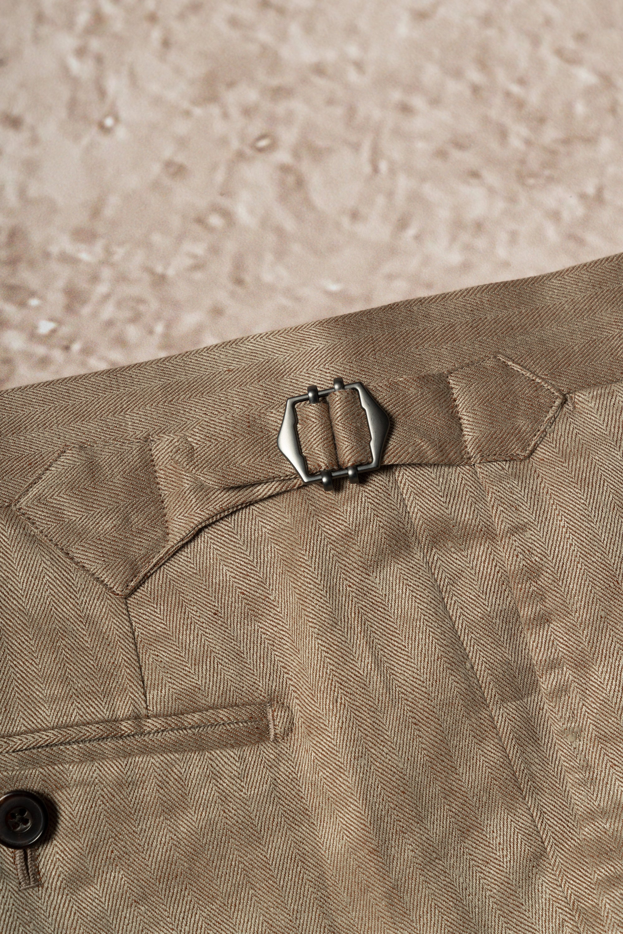 Solar Dream Single Breasted Linen Suit #111
