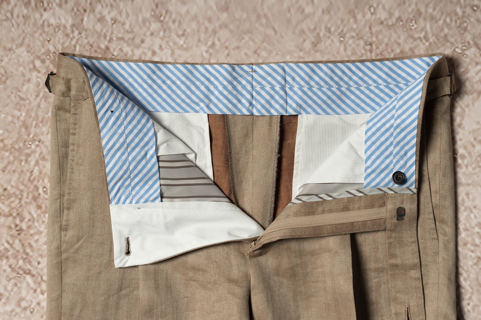 Solar Dream Single Breasted Linen Suit #111