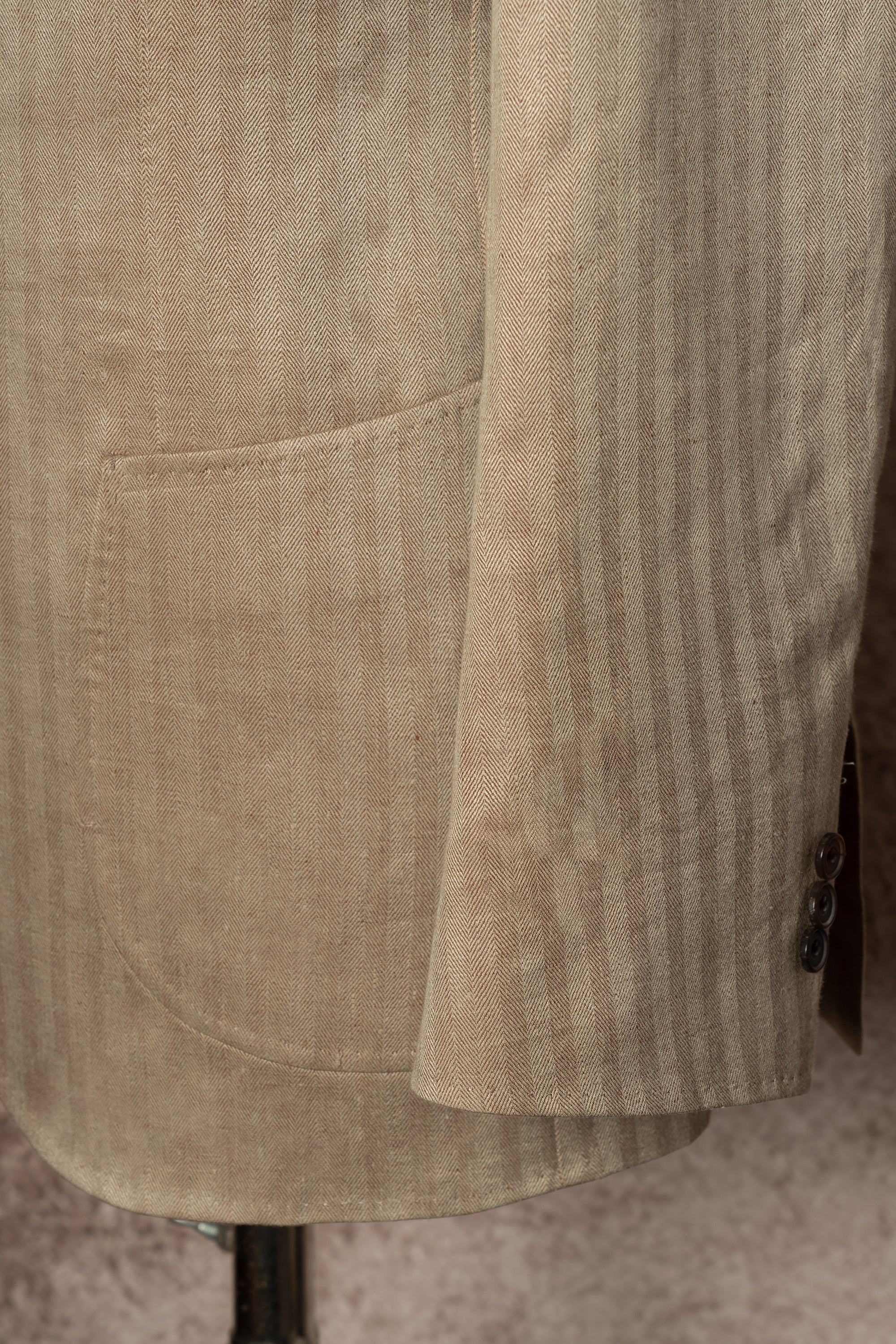 Solar Dream Single Breasted Linen Suit #111