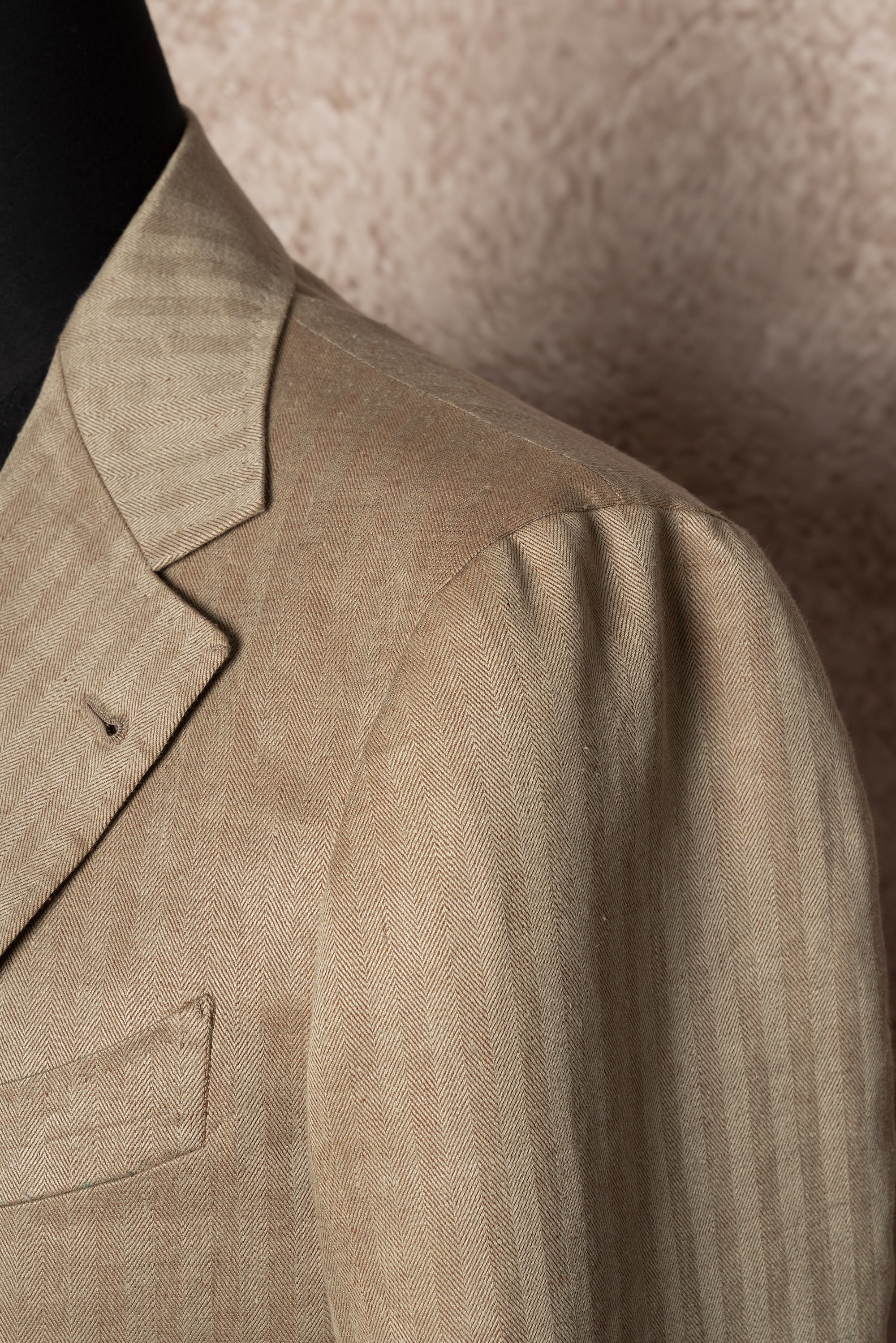 Solar Dream Single Breasted Linen Suit #111