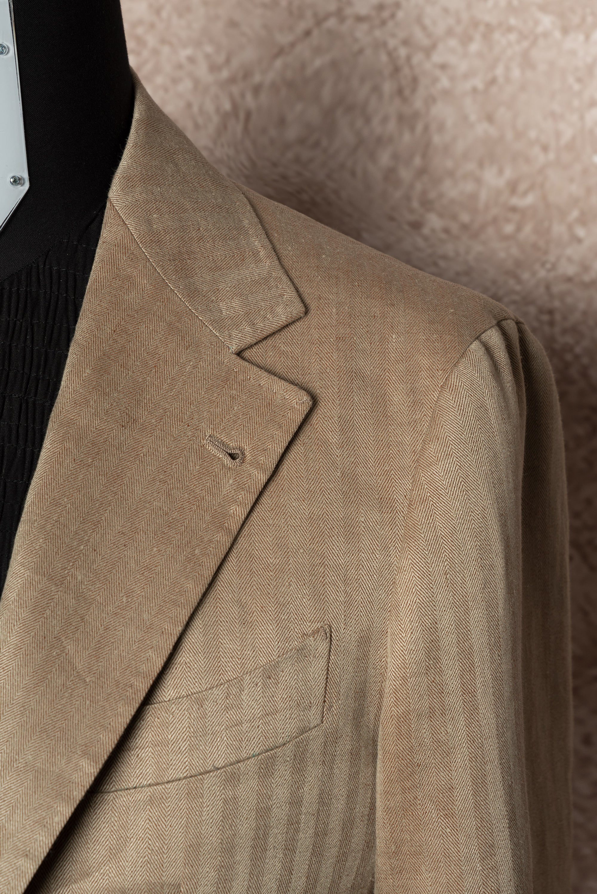 Solar Dream Single Breasted Linen Suit #111