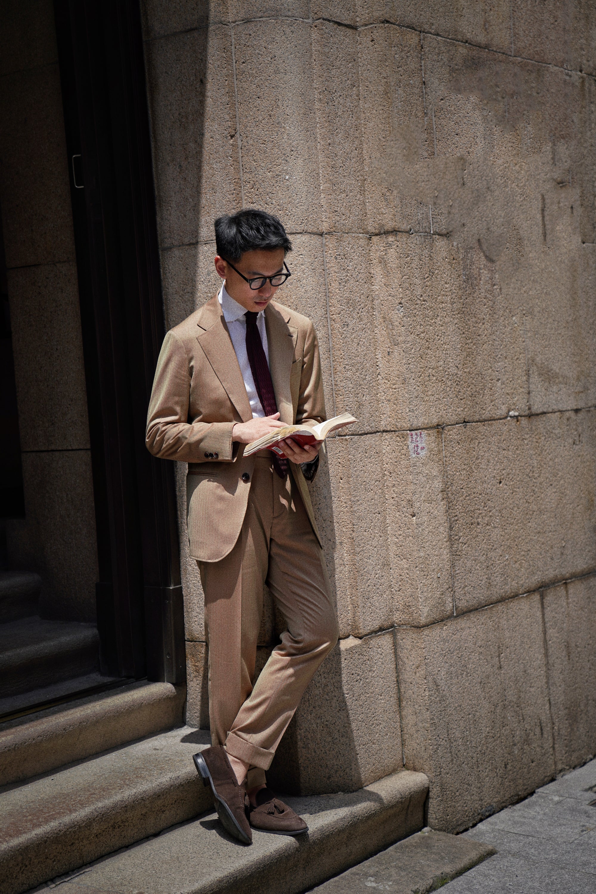 MTO Solar Dream Single Breasted Wool Suit #14