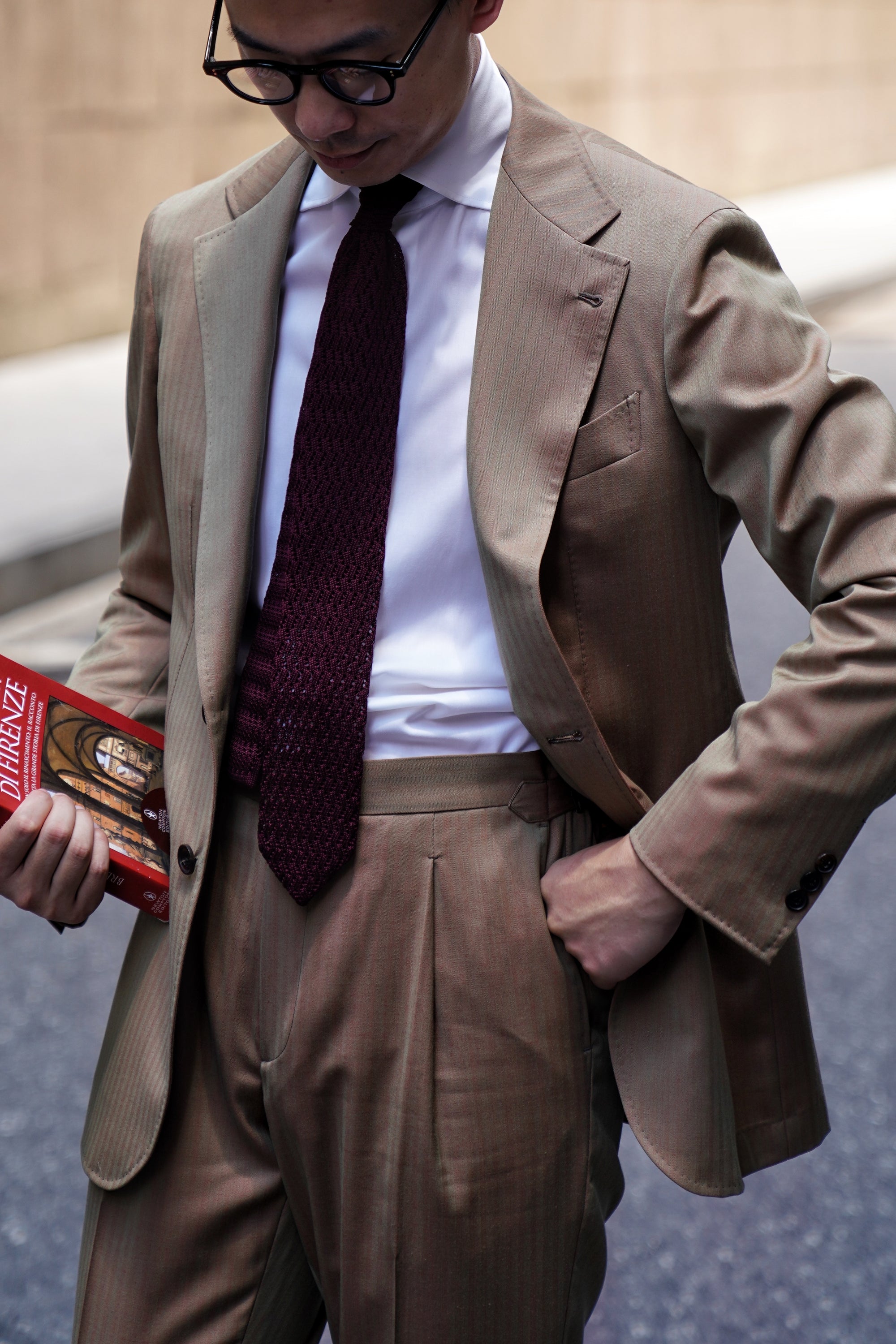 MTO Solar Dream Single Breasted Wool Suit #14