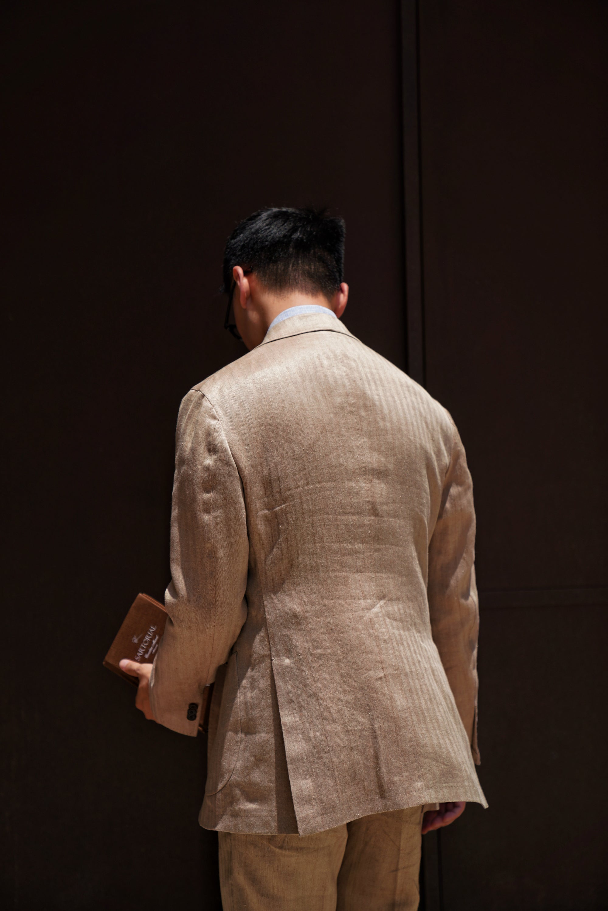 Solar Dream Single Breasted Linen Suit #111