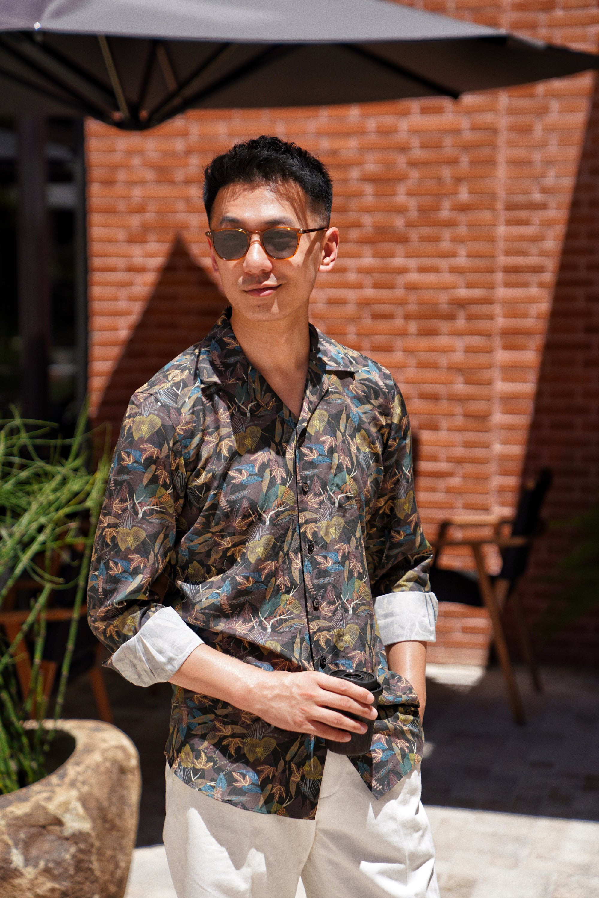 MTO Jungle Cuban Collar Shirt