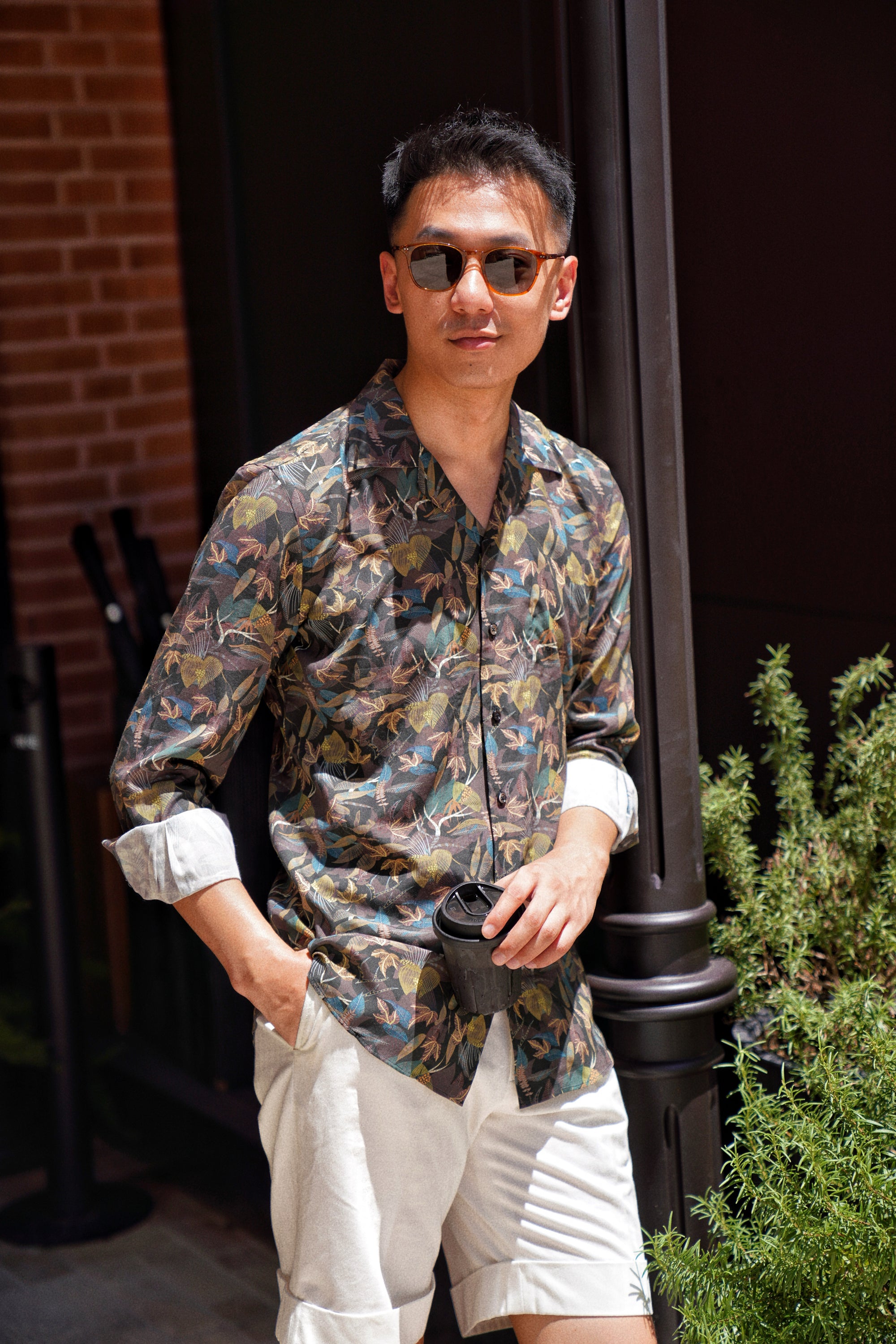 MTO Jungle Cuban Collar Shirt