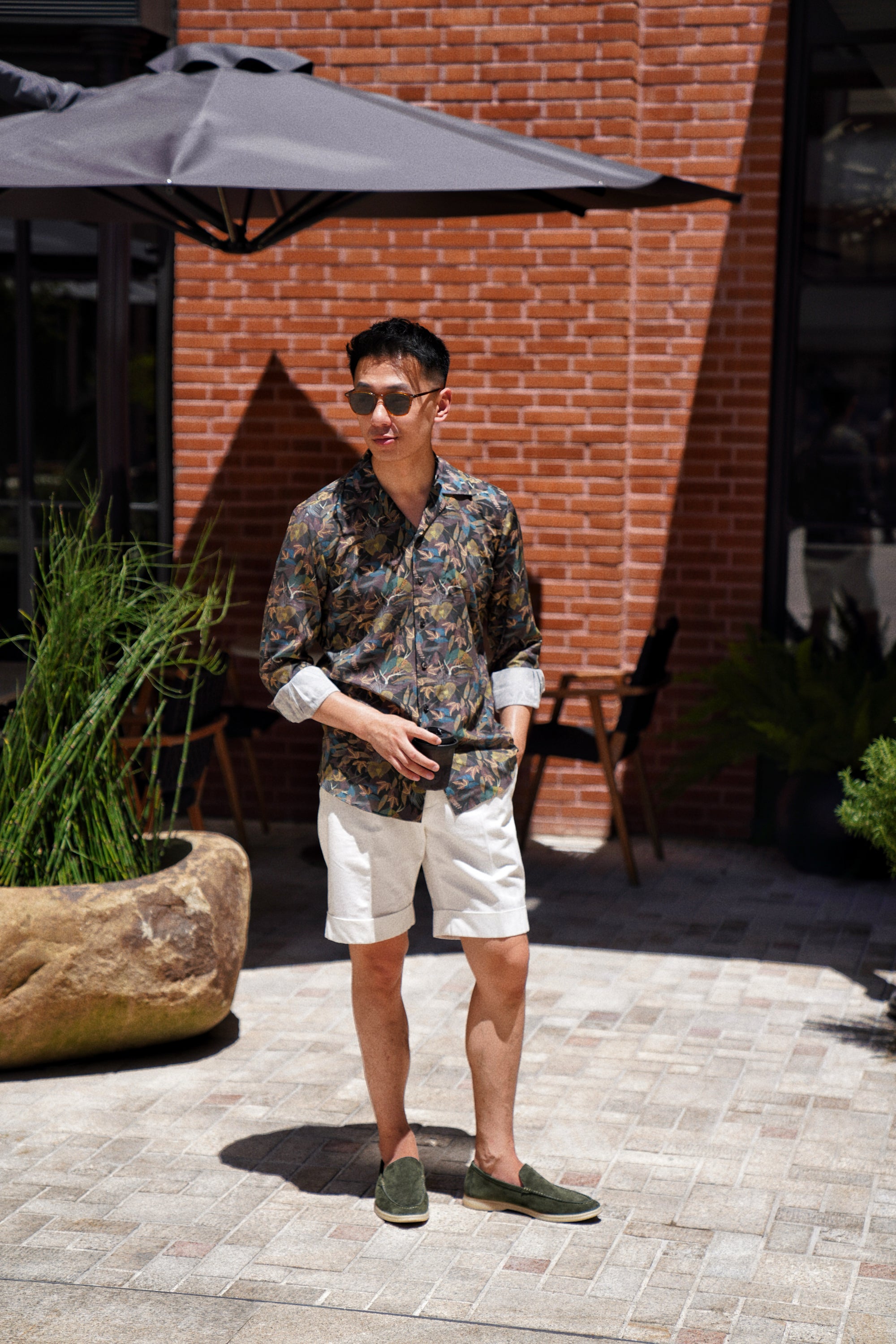 MTO Jungle Cuban Collar Shirt